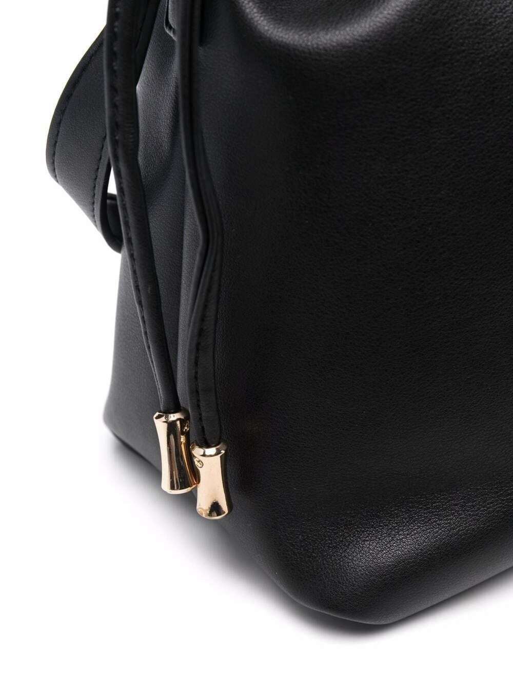 A.P.C. Black Crossbody bag with logo lettering on the front and drawstring closure in ecoleather for women Size ONE SIZE - 3 Thumbnail