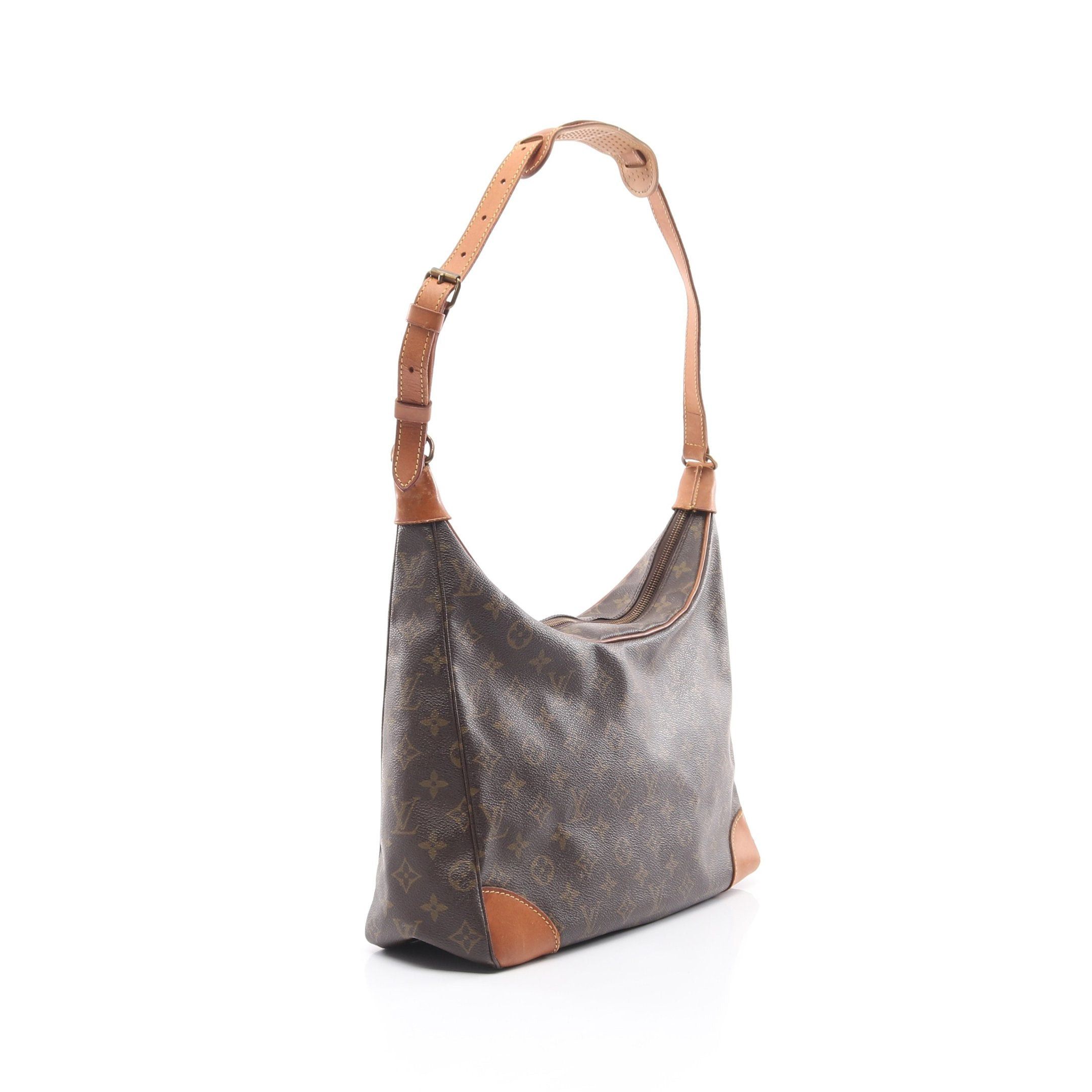 Louis Vuitton Louis Vuitton Boulogne 35 Monogram Shoulder Bag Leather Brown Size ONE SIZE - 2 Thumbnail