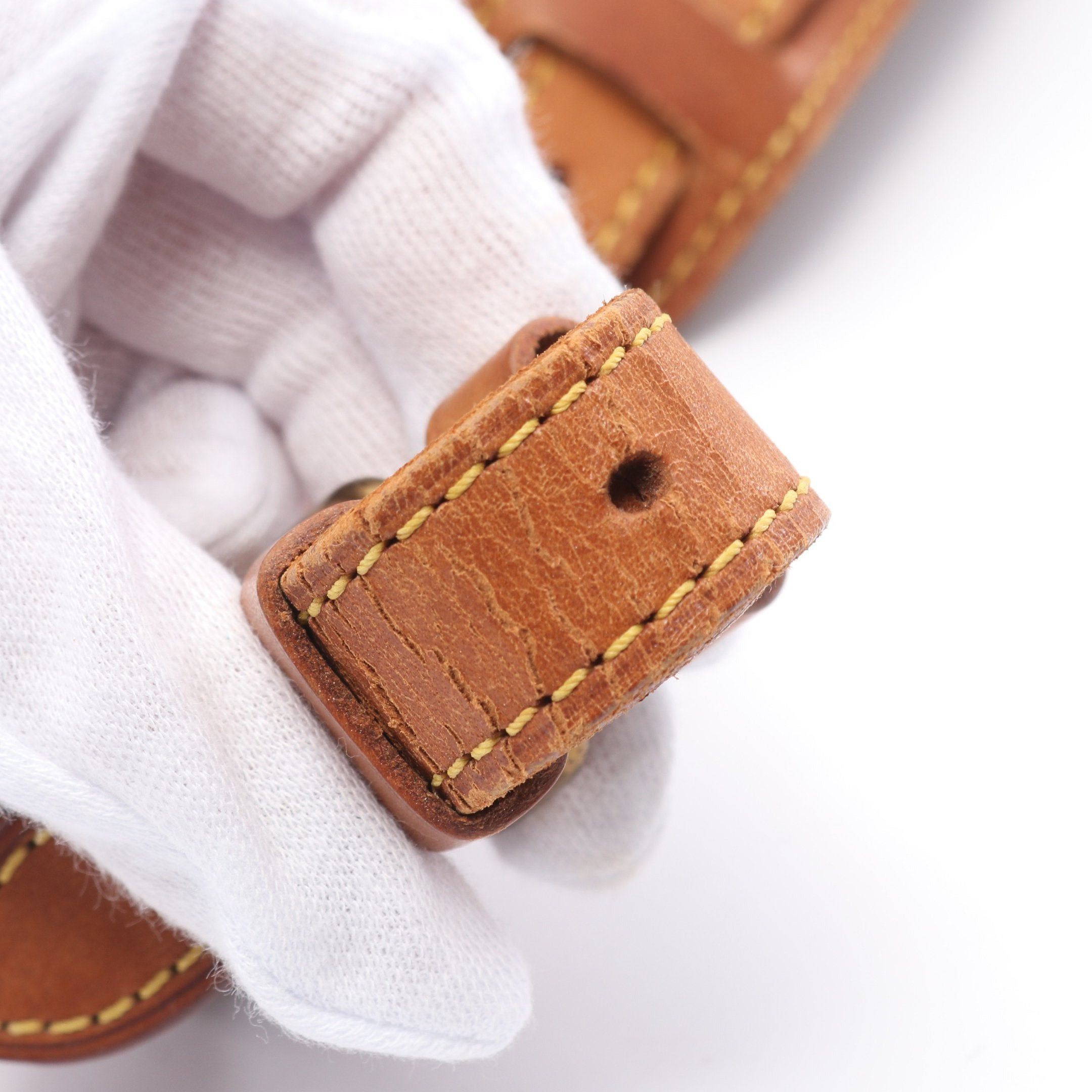 Louis Vuitton Louis Vuitton Boulogne 35 Monogram Shoulder Bag Leather Brown Size ONE SIZE - 8 Thumbnail