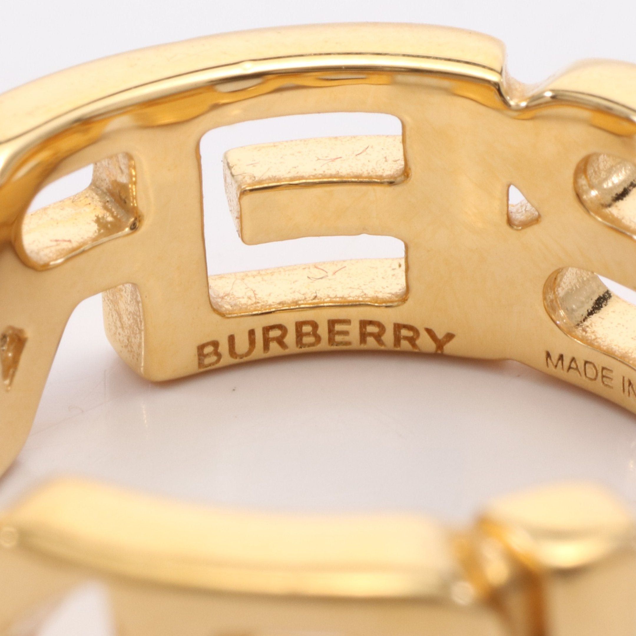 Burberry Burberry Ring Gp Gold Size ONE SIZE - 4 Thumbnail