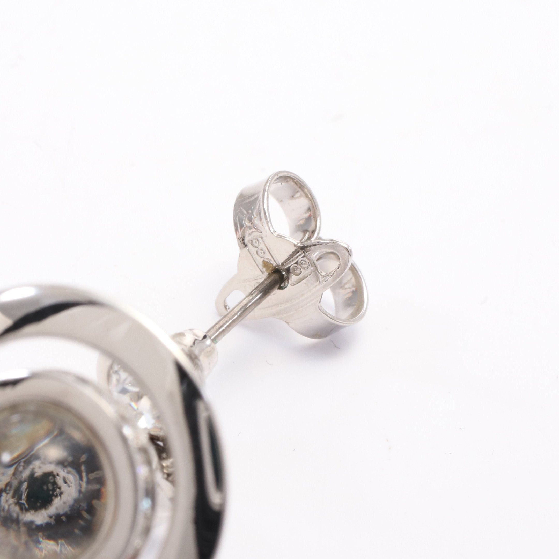 Vivienne Westwood Vivienne Westwood Orb Earrings Rhinestone Silver Multicolor Size ONE SIZE - 3 Thumbnail