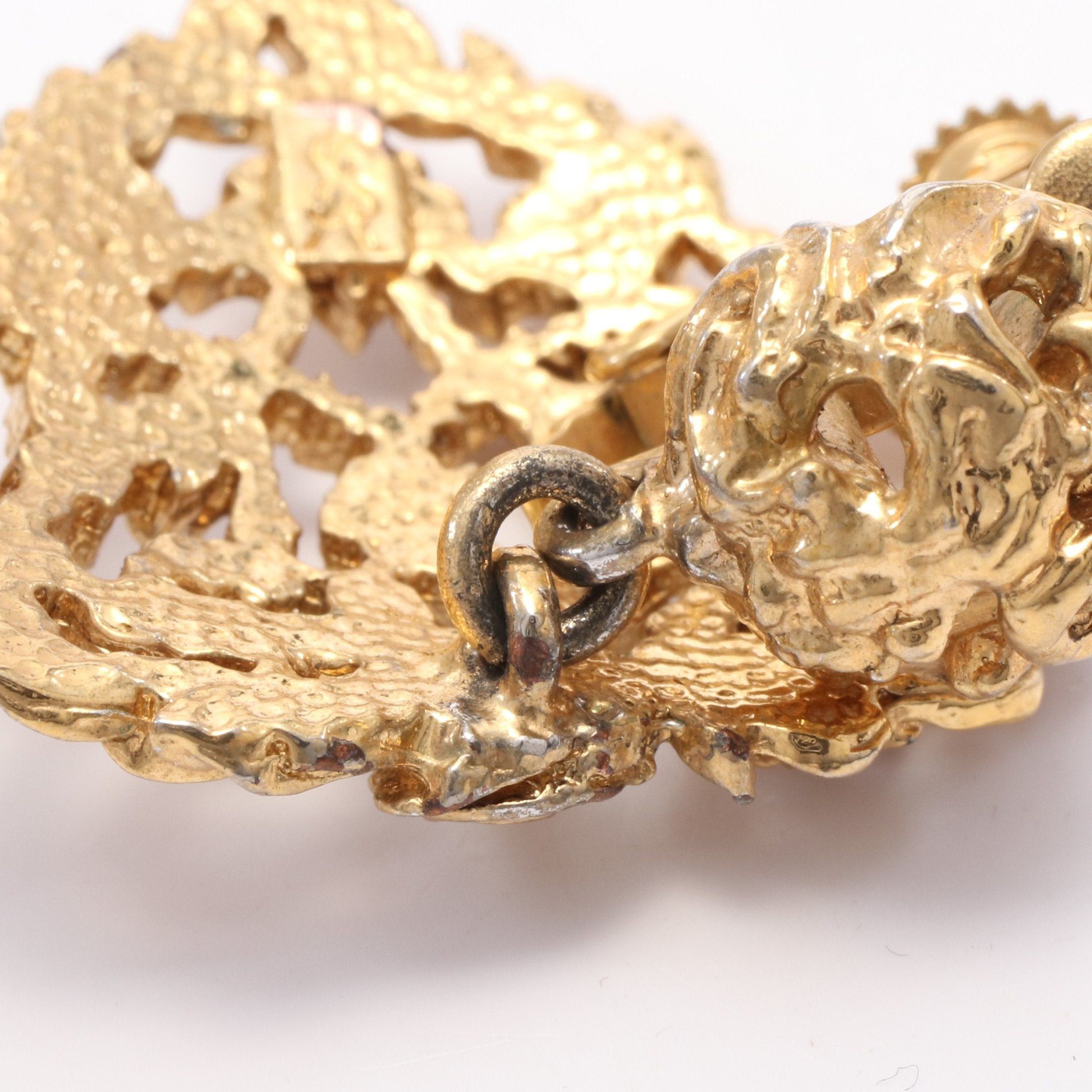 Yves Saint Laurent Yves Saint Laurent Earrings Gp Gold Size ONE SIZE - 5 Thumbnail