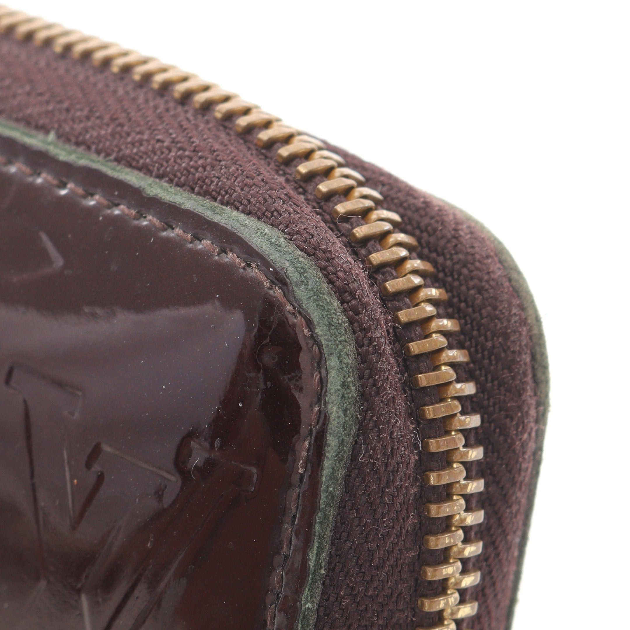 Louis Vuitton Louis Vuitton Zippy Wallet Monogram Vernis Amarante Round Zipper Long Leather Dark Purple Size ONE SIZE - 8 Thumbnail