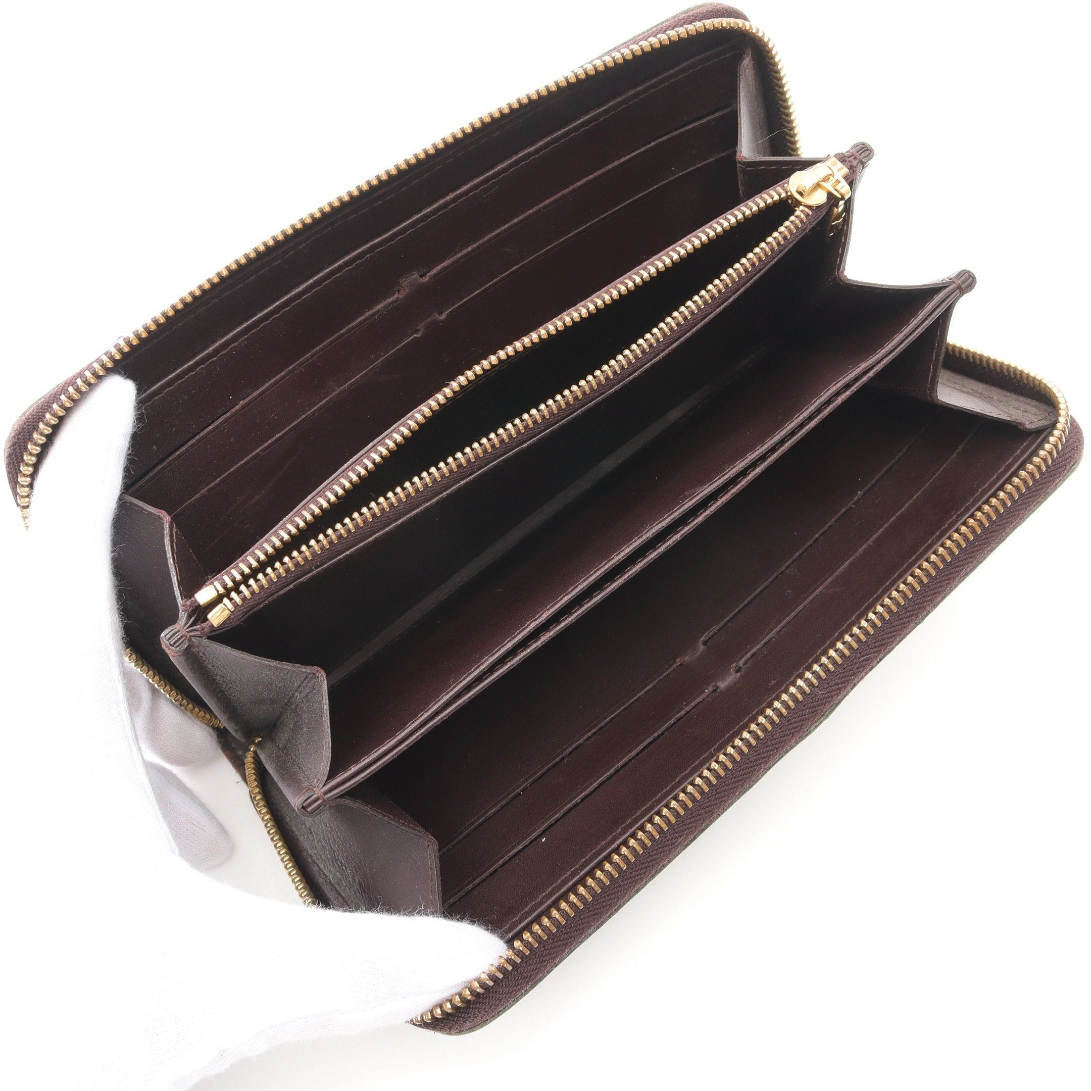 Louis Vuitton Louis Vuitton Zippy Wallet Monogram Vernis Amarante Round Zipper Long Leather Dark Purple Size ONE SIZE - 3 Thumbnail