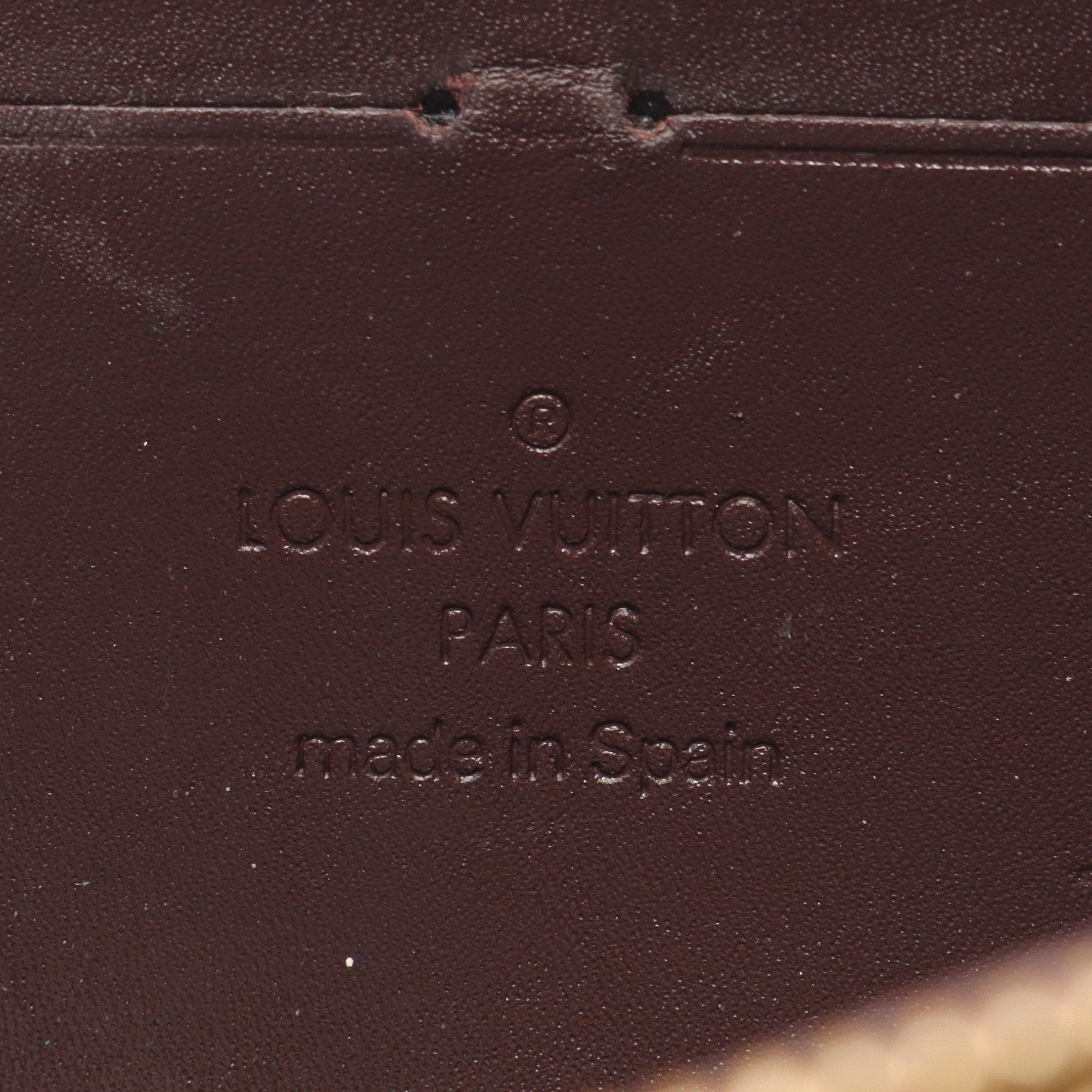 Louis Vuitton Louis Vuitton Zippy Wallet Monogram Vernis Amarante Round Zipper Long Leather Dark Purple Size ONE SIZE - 4 Thumbnail