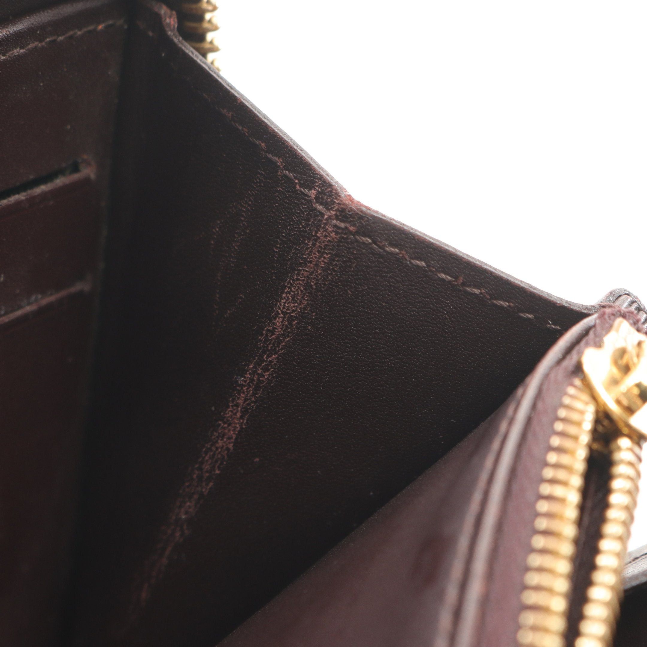 Louis Vuitton Louis Vuitton Zippy Wallet Monogram Vernis Amarante Round Zipper Long Leather Dark Purple Size ONE SIZE - 14 Thumbnail