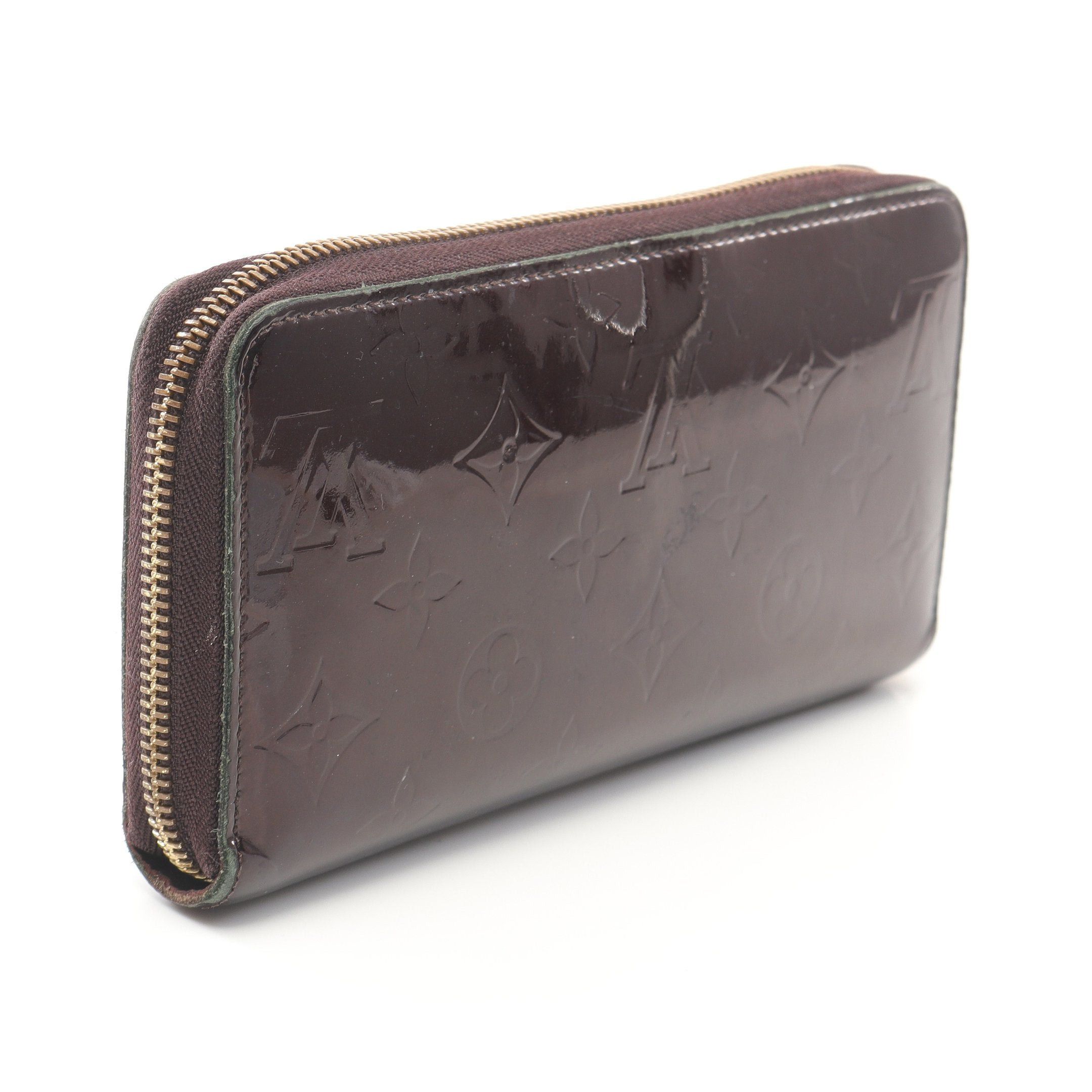 Louis Vuitton Louis Vuitton Zippy Wallet Monogram Vernis Amarante Round Zipper Long Leather Dark Purple Size ONE SIZE - 2 Thumbnail