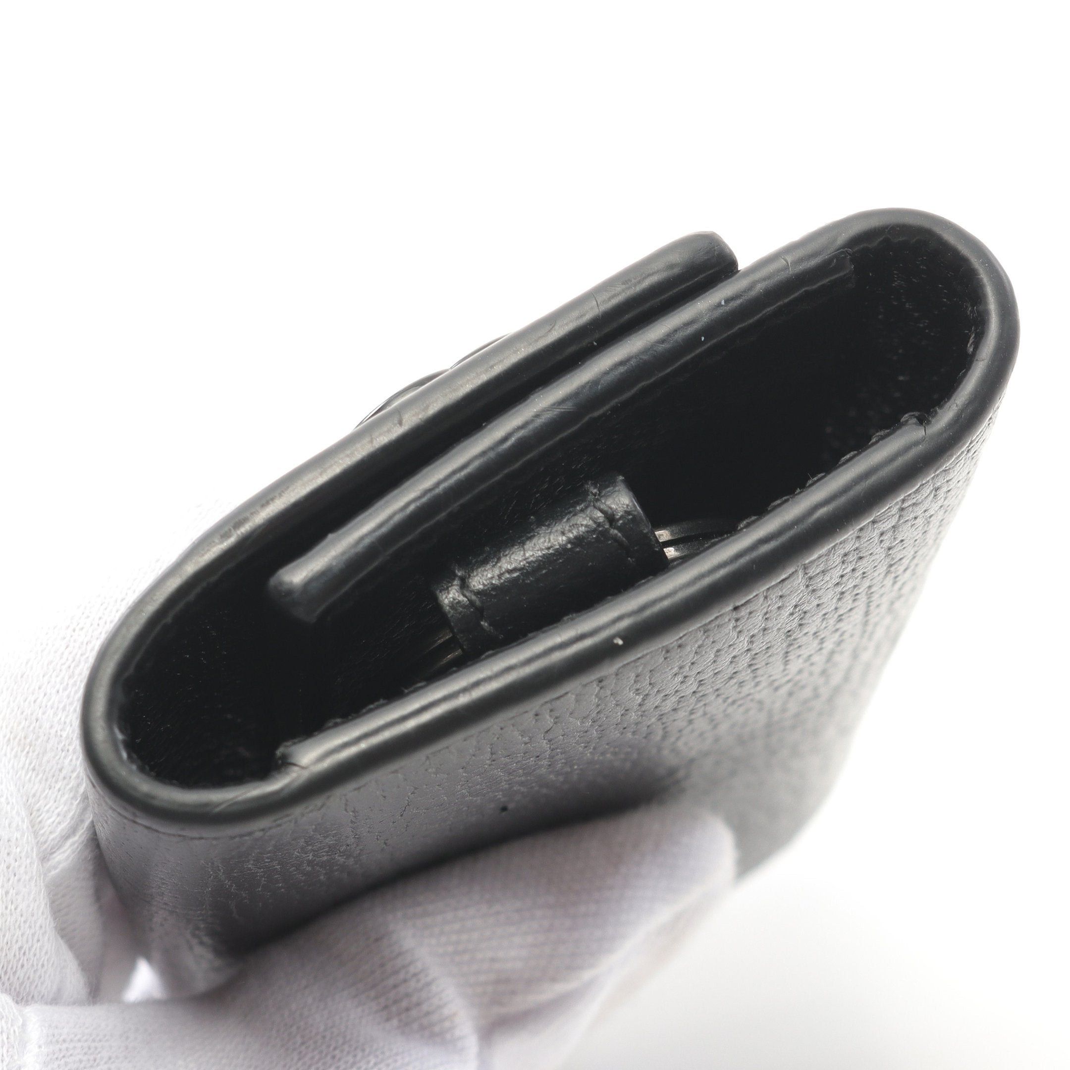 Gucci Gucci Gg Marmont 6 Key Case Leather Black Size ONE SIZE - 8 Thumbnail