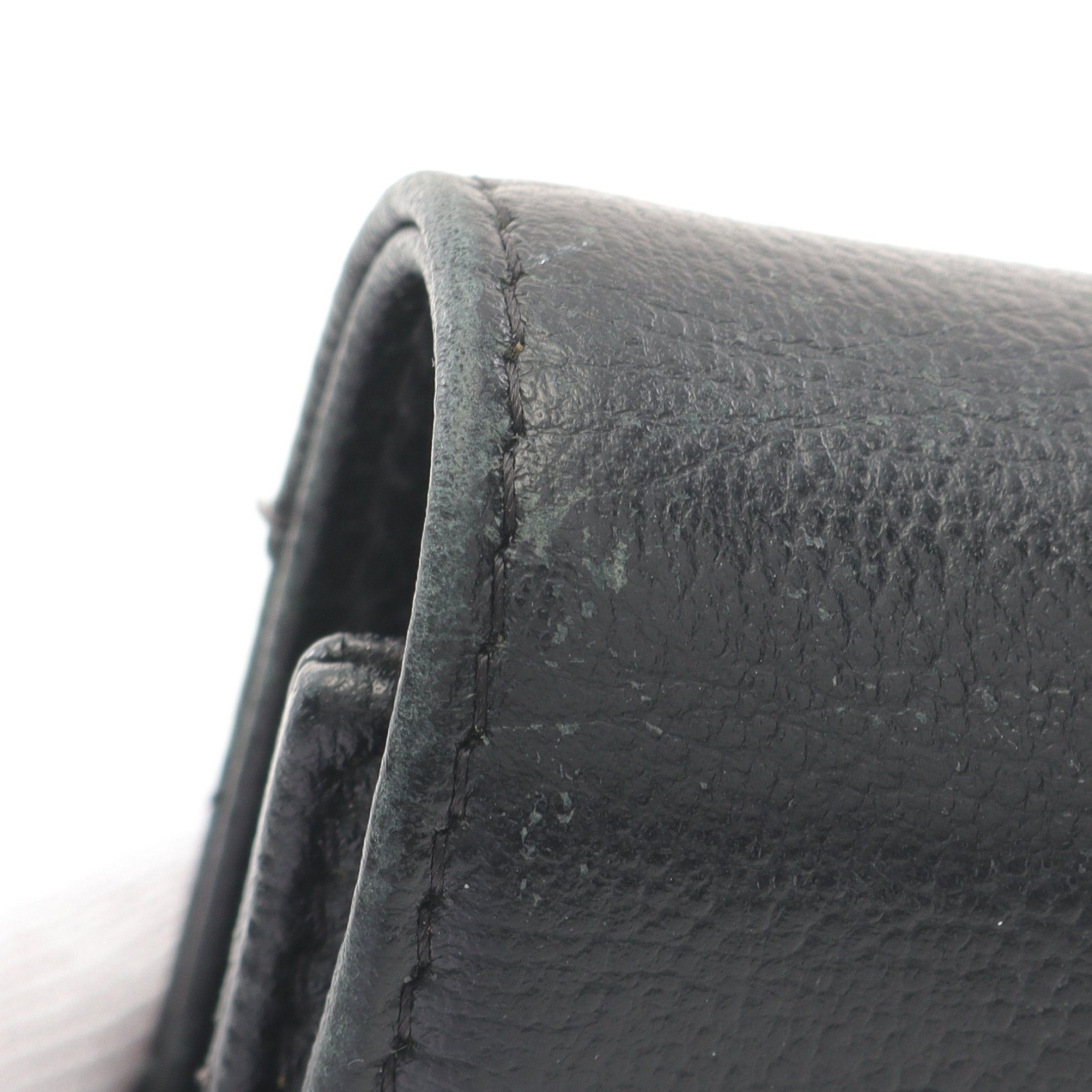 Chanel Chanel Matelasse Coco Mark Small Flap Wallet Trifold Caviar Skin Black Silver Hardware Size ONE SIZE - 9 Thumbnail