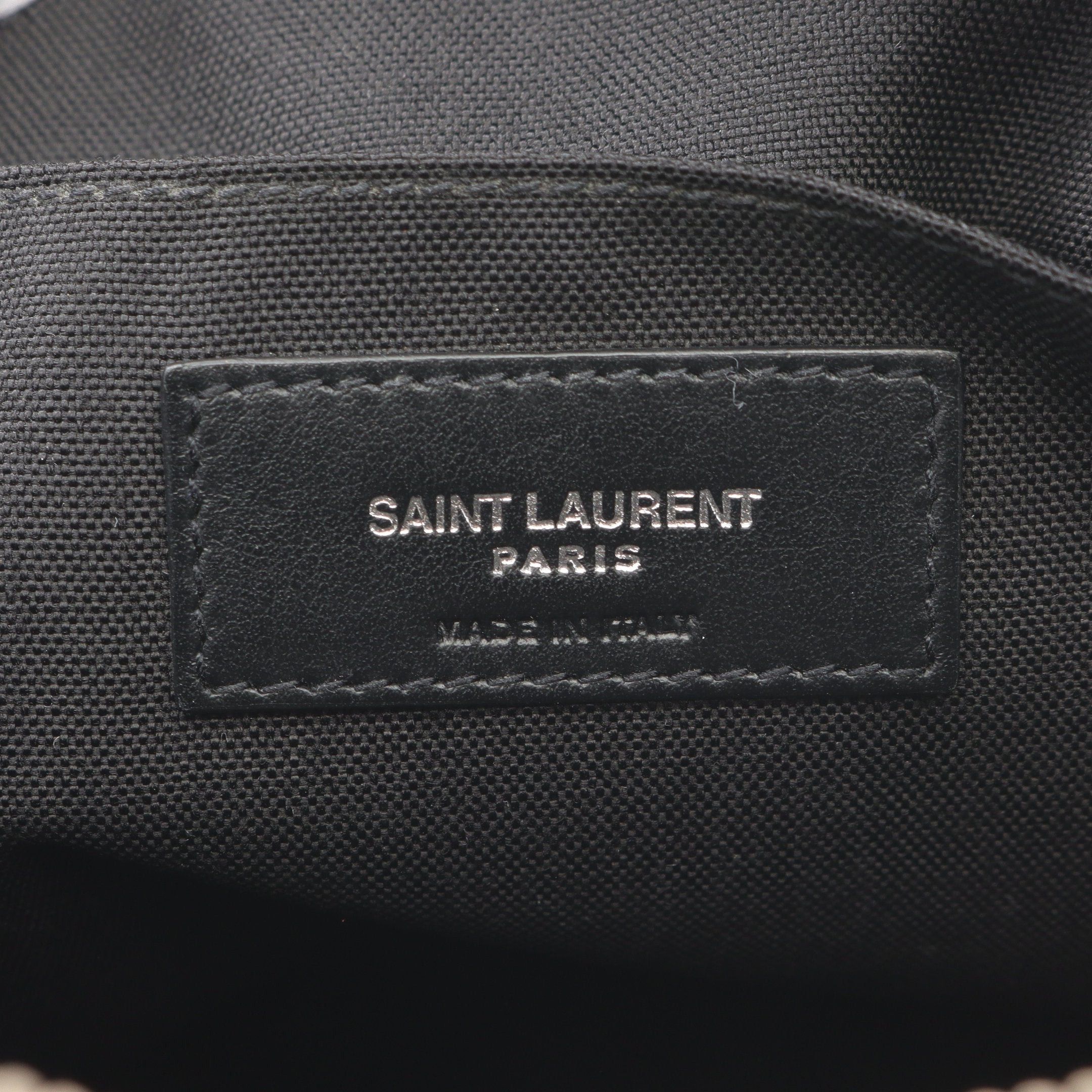 Yves Saint Laurent Yves Saint Laurent Rivington Livington Shoulder Bag Canvas Leather Black Size ONE SIZE - 4 Thumbnail