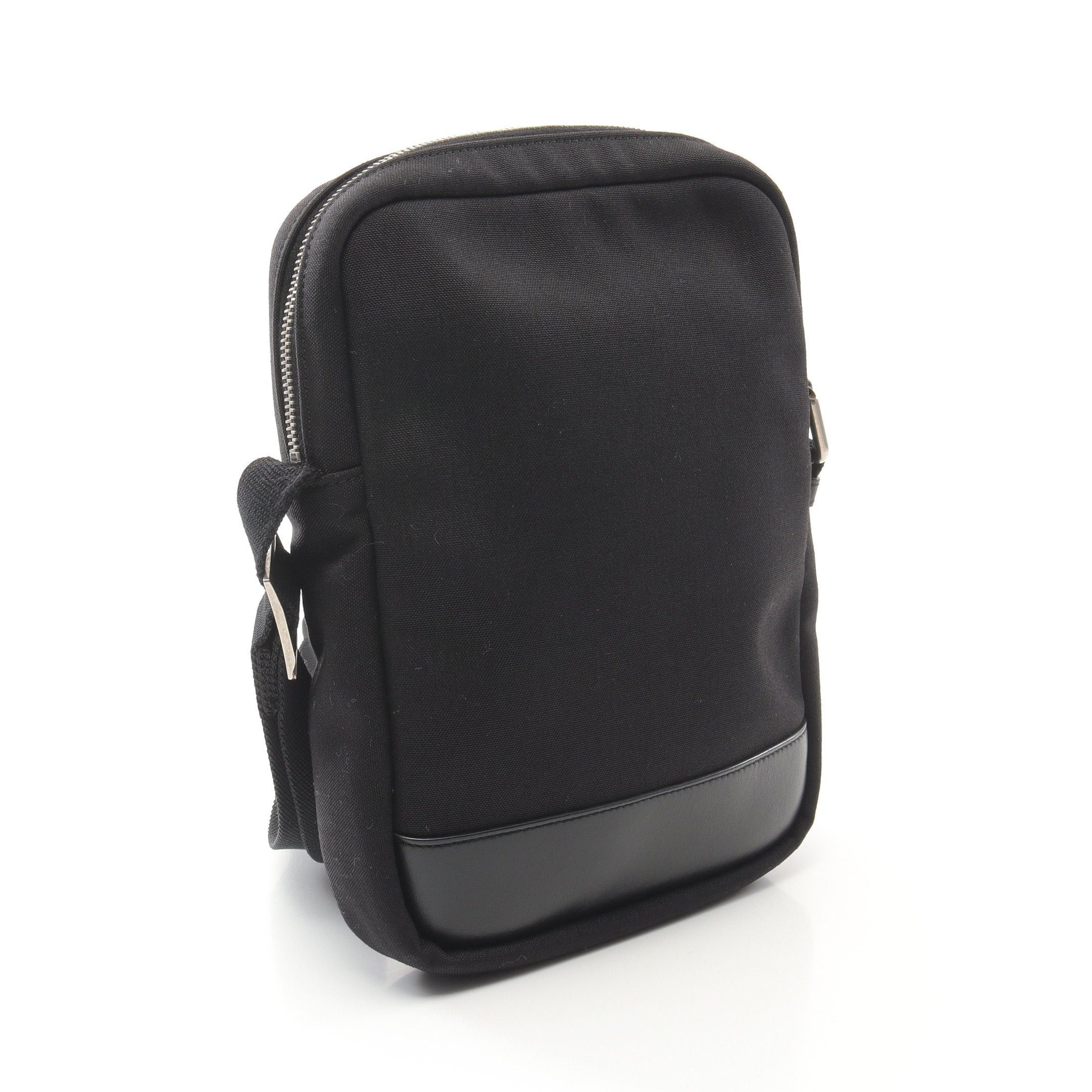 Yves Saint Laurent Yves Saint Laurent Rivington Livington Shoulder Bag Canvas Leather Black Size ONE SIZE - 2 Thumbnail