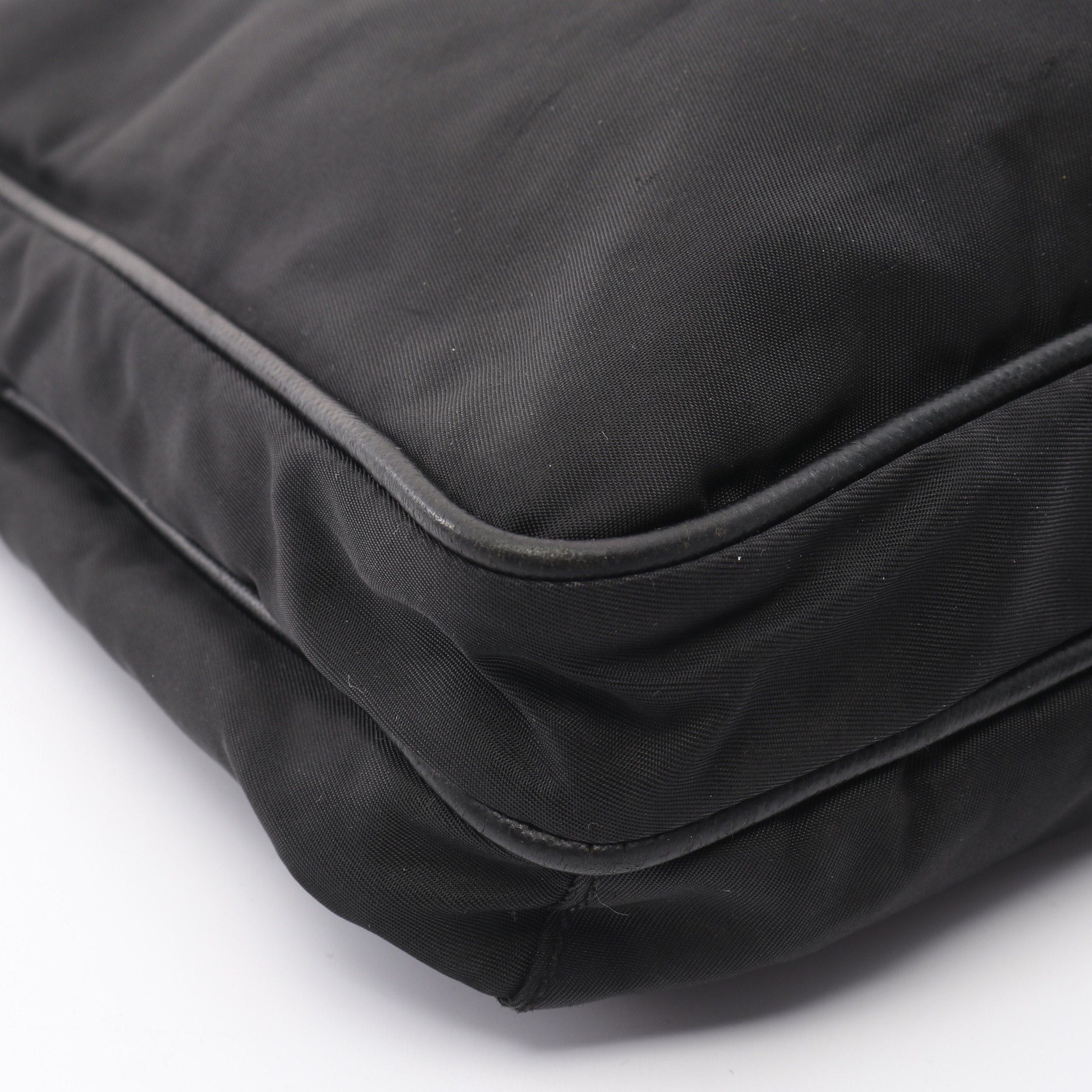 Prada Prada Shoulder Bag Nylon Saffiano Leather Black Size ONE SIZE - 6 Thumbnail