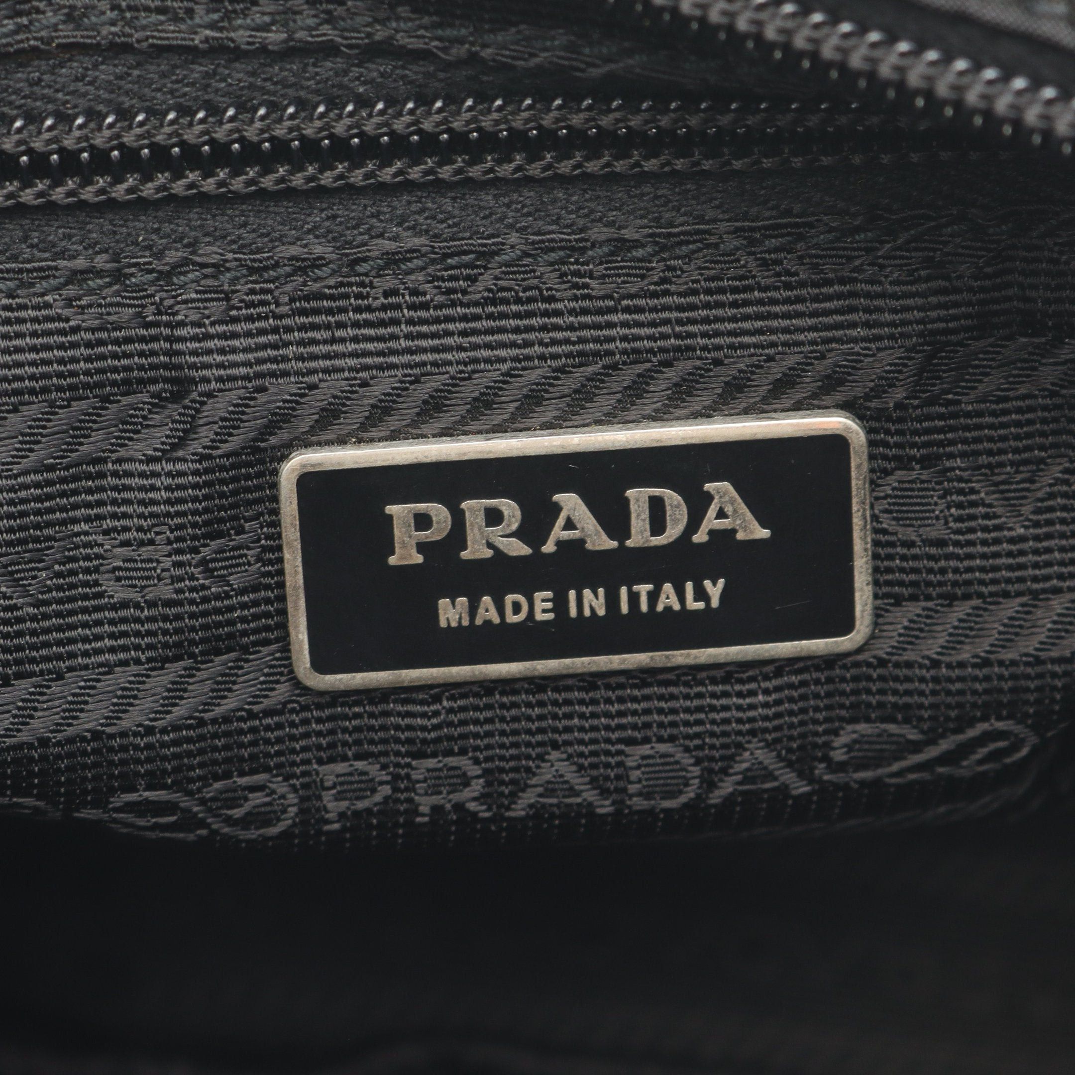 Prada Prada Viaggio Shoulder Bag Nylon Leather Black Size ONE SIZE - 4 Thumbnail