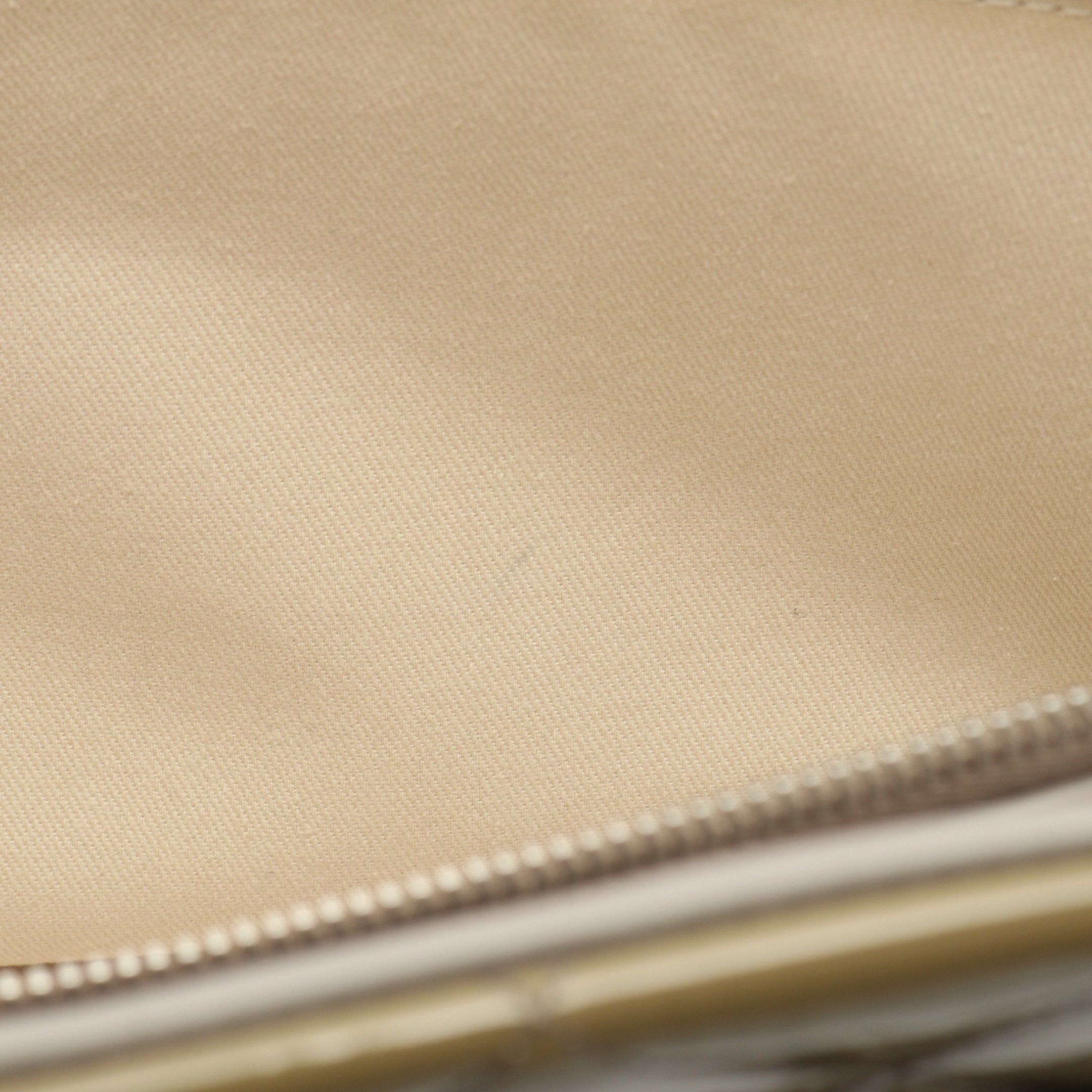 Chanel Chanel Matelasse Chain Shoulder Bag Tote Patent Leather Gray Beige Silver Hardware Size ONE SIZE - 10 Thumbnail