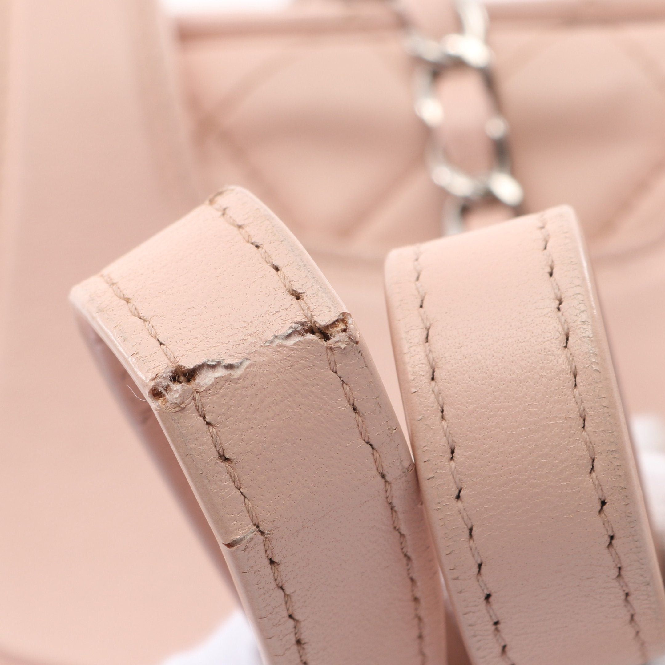 Chanel Chanel Matelasse Chain Shoulder Bag Lambskin Light Pink Silver Hardware Size ONE SIZE - 8 Thumbnail