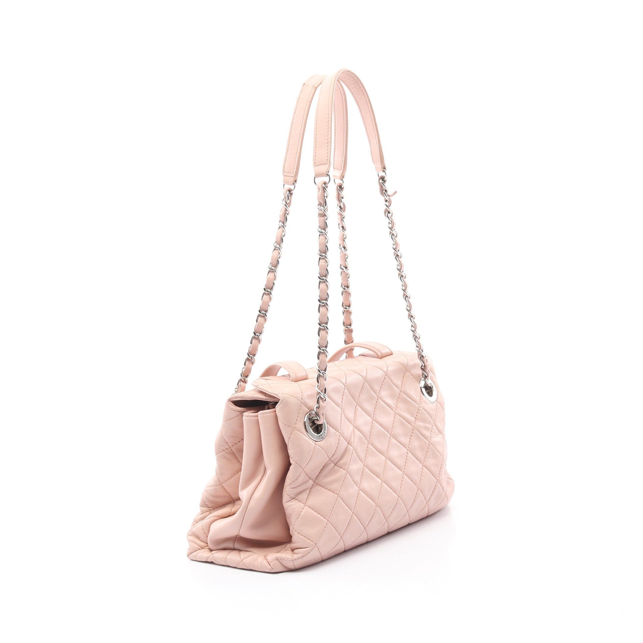 Chanel Chanel Matelasse Chain Shoulder Bag Lambskin Light Pink Silver Hardware Size ONE SIZE - 2 Thumbnail