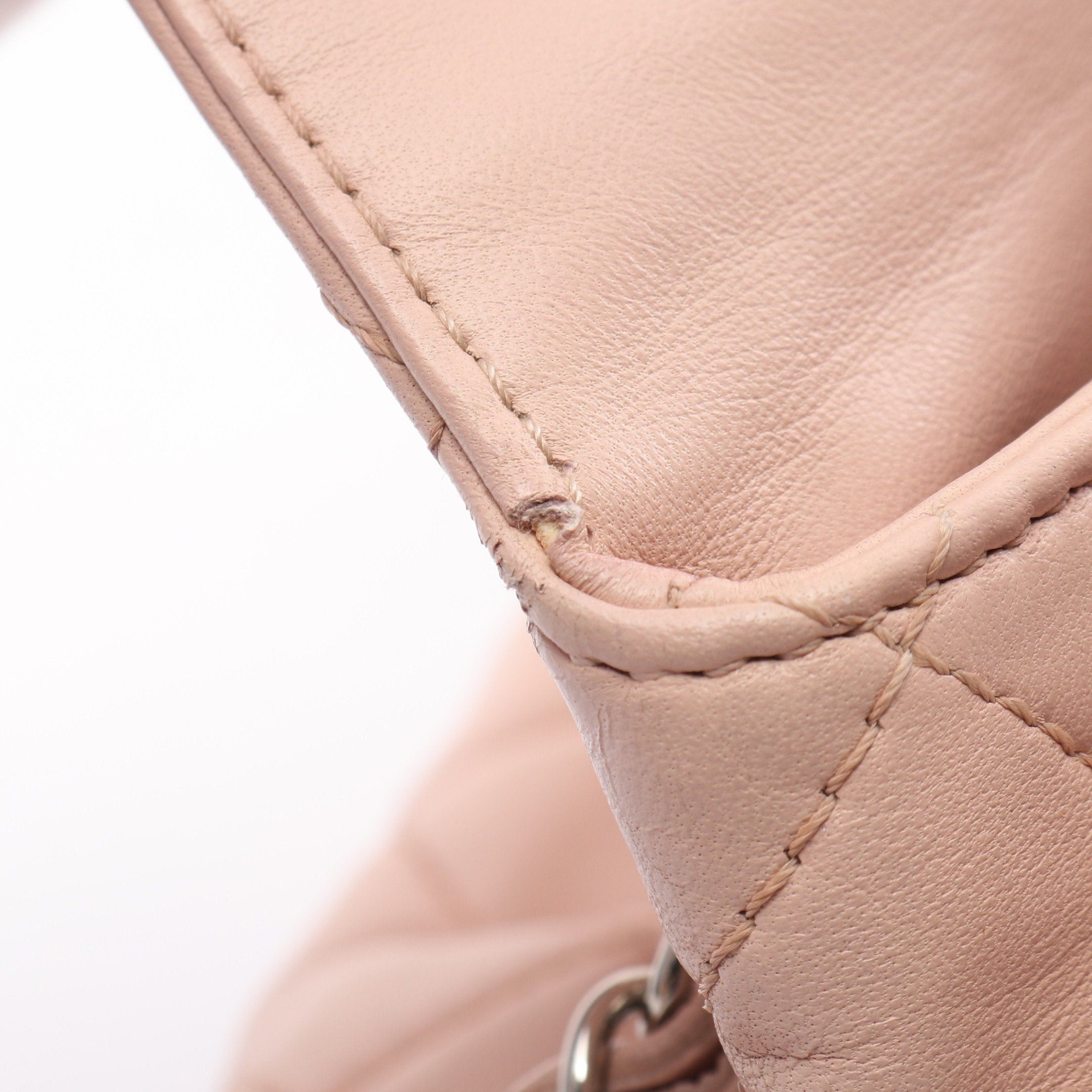 Chanel Chanel Matelasse Chain Shoulder Bag Lambskin Light Pink Silver Hardware Size ONE SIZE - 9 Thumbnail