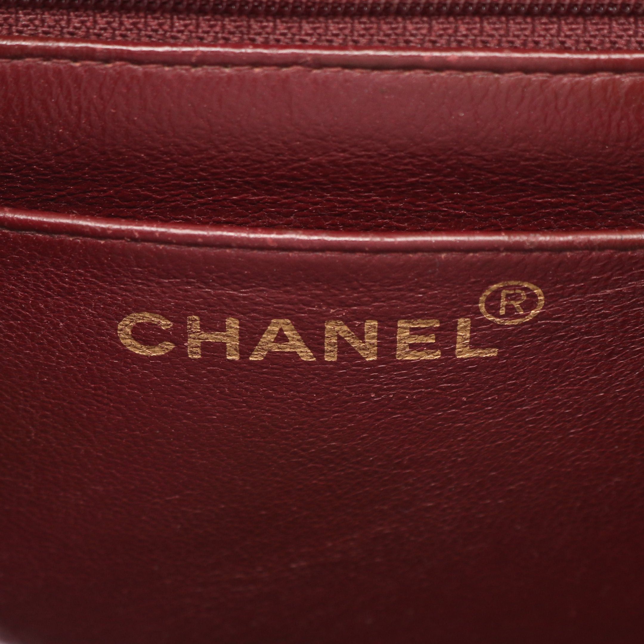 Chanel Chanel Decamatlassé 30 Single Flap Double Chain Shoulder Bag Lambskin Black Gold Hardware Size ONE SIZE - 4 Thumbnail