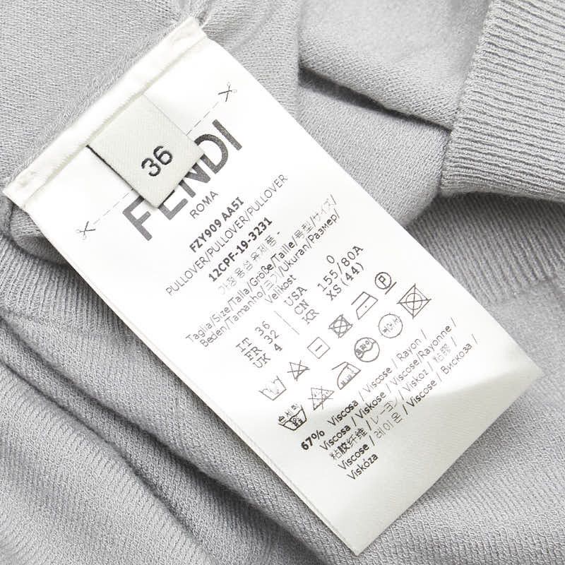 Fendi Fendi Fendi Zucca Knit Top Others Tops DUTY FREE for USA Size ONE SIZE - 13 Thumbnail