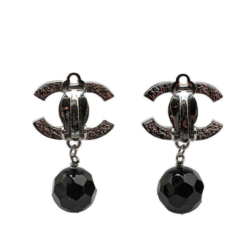 Chanel Chanel Chanel Metal Coco Mark Swing Earrings 10V Metal Earrings Size ONE SIZE - 2 Thumbnail
