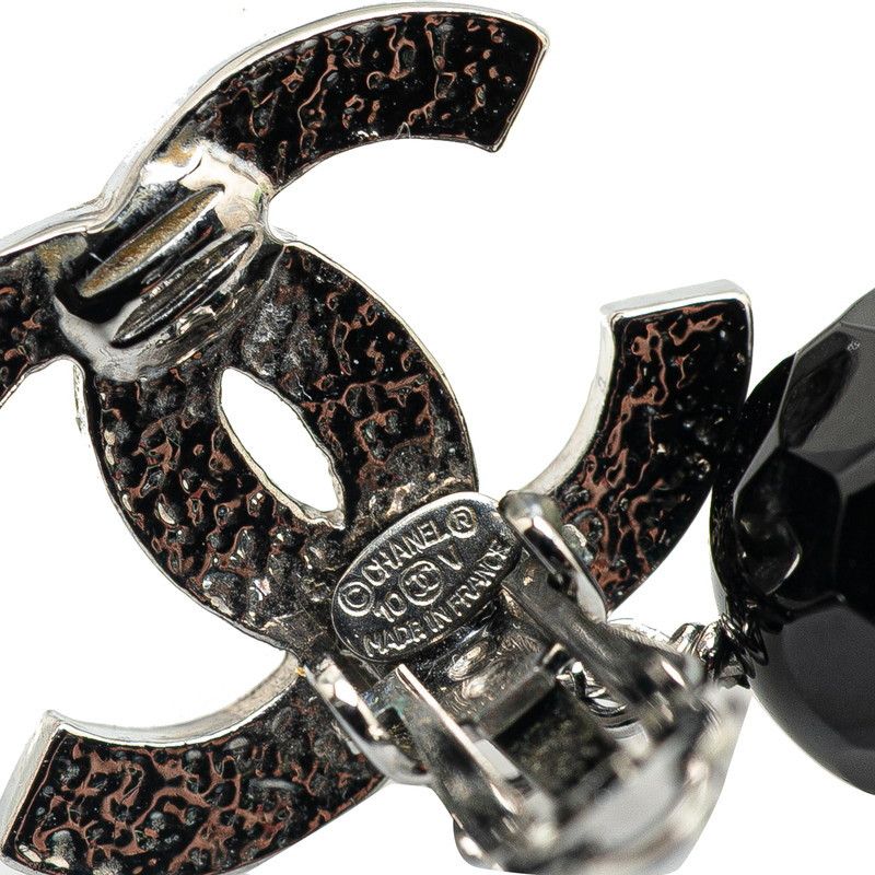 Chanel Chanel Chanel Metal Coco Mark Swing Earrings 10V Metal Earrings Size ONE SIZE - 3 Thumbnail