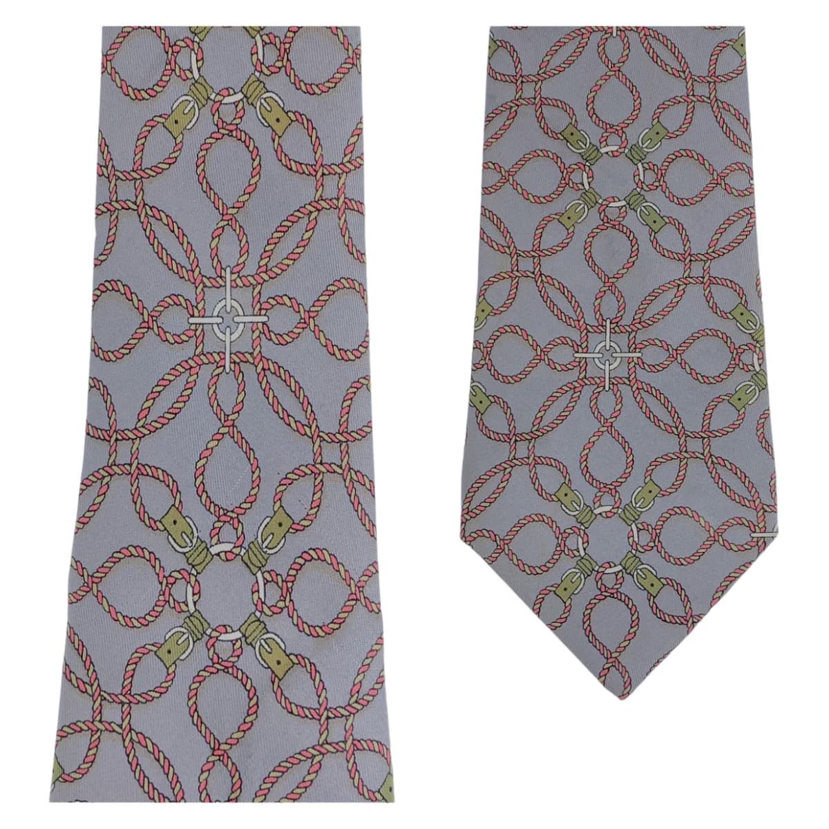 Hermes Hermes Hermes Silk Tie Others Necktie DUTY FREE for USA Size ONE SIZE - 4 Thumbnail