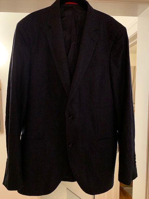 Carolina Herrera Traditional Wool Blazer, Navy | Grailed