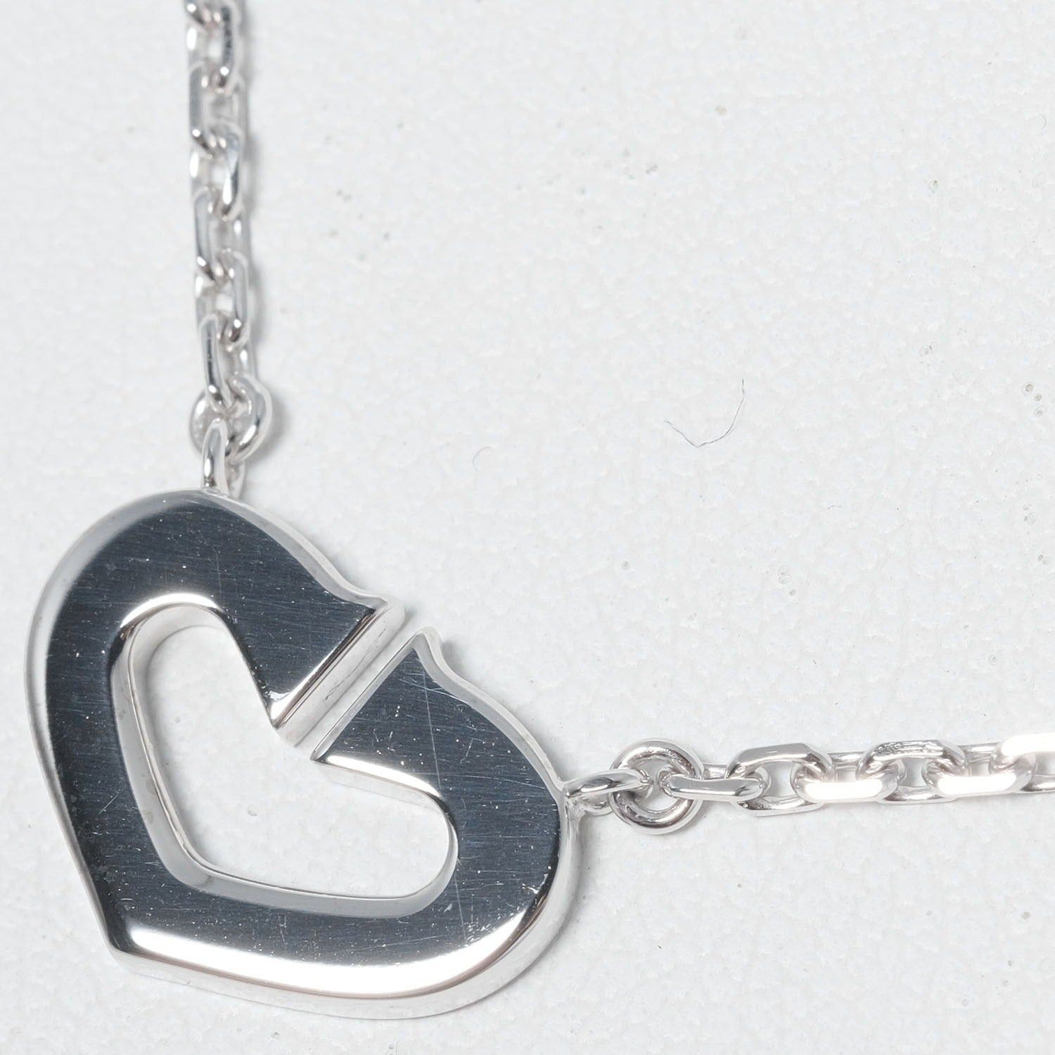 Cartier Cartier C heart necklace Size ONE SIZE - 3 Thumbnail