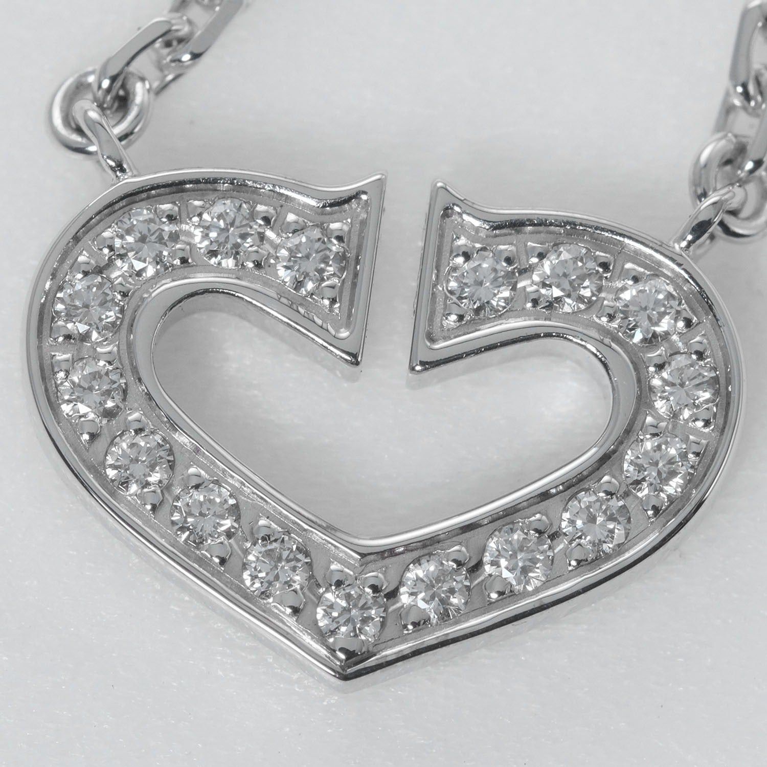 Cartier Cartier C heart necklace Size ONE SIZE - 4 Thumbnail