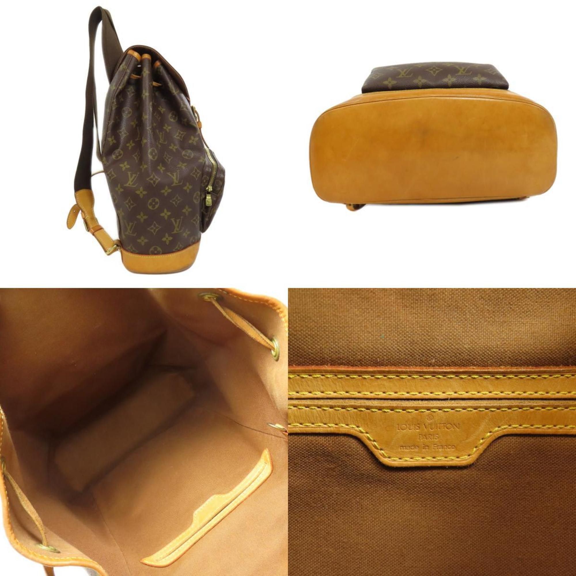 Louis Vuitton Louis Vuitton Montsouris GM backpack Size ONE SIZE - 3 Thumbnail