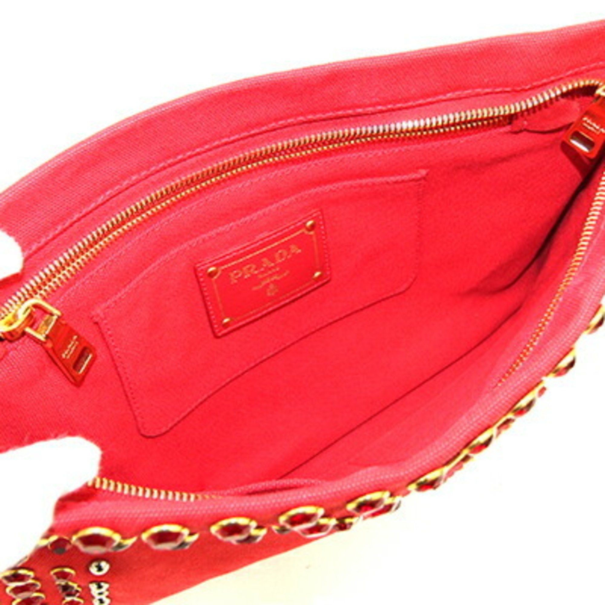 Prada Prada Canapa clutch Size ONE SIZE - 7 Thumbnail