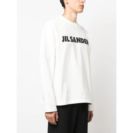 Tシャツ・カットソー JIL SANDER Men Tops J45148 J22GC0136 102 WHITE JIL SANDER ジルサンダー Tシャツ カットソー 長袖カットソー