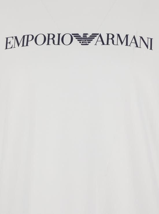 Emporio Armani EMPORIO ARMANI Men Tops 8N1TN51JPZZ0146 White Size US L / EU 52-54 / 3 - 3 Thumbnail