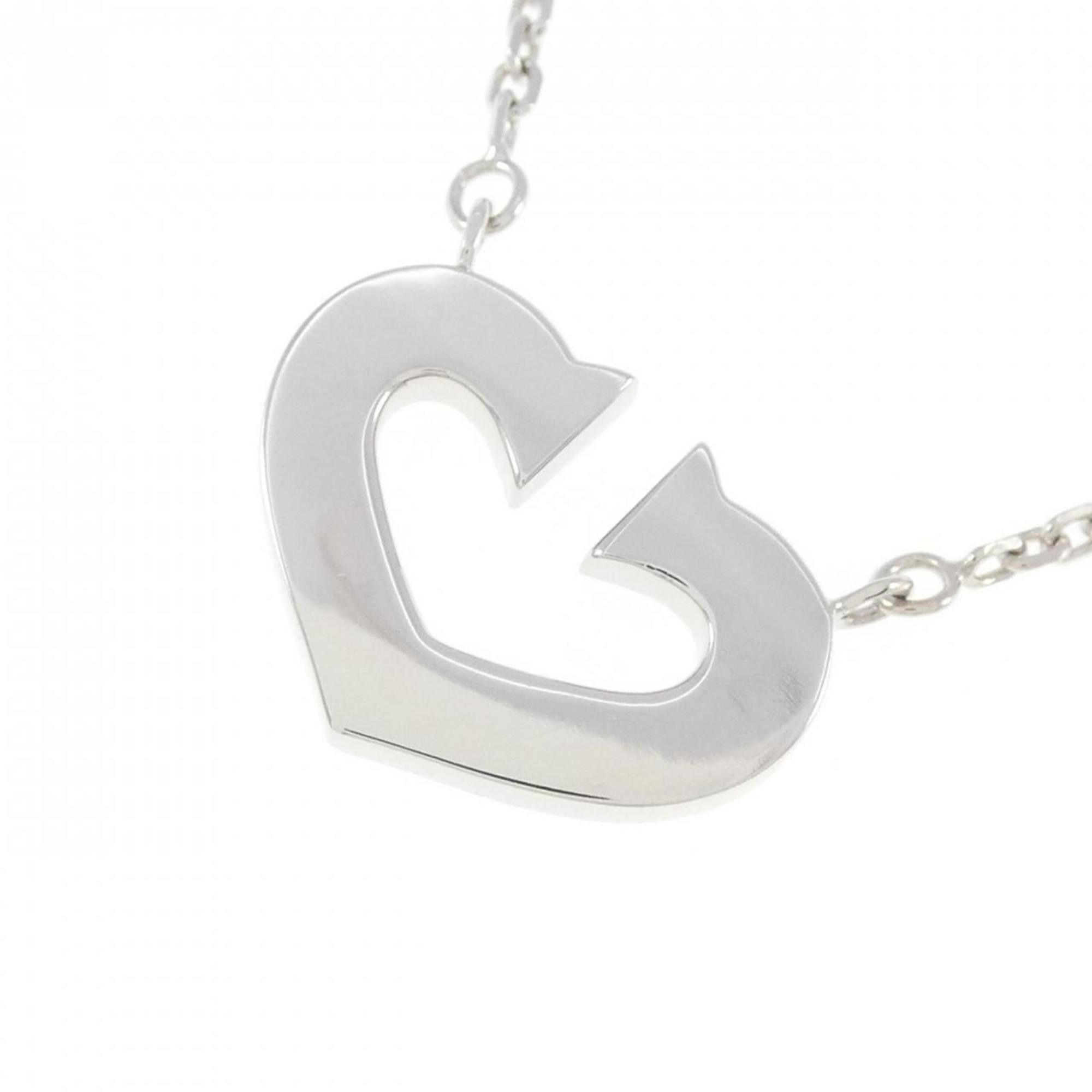 Cartier Cartier C heart necklace Size ONE SIZE - 3 Thumbnail