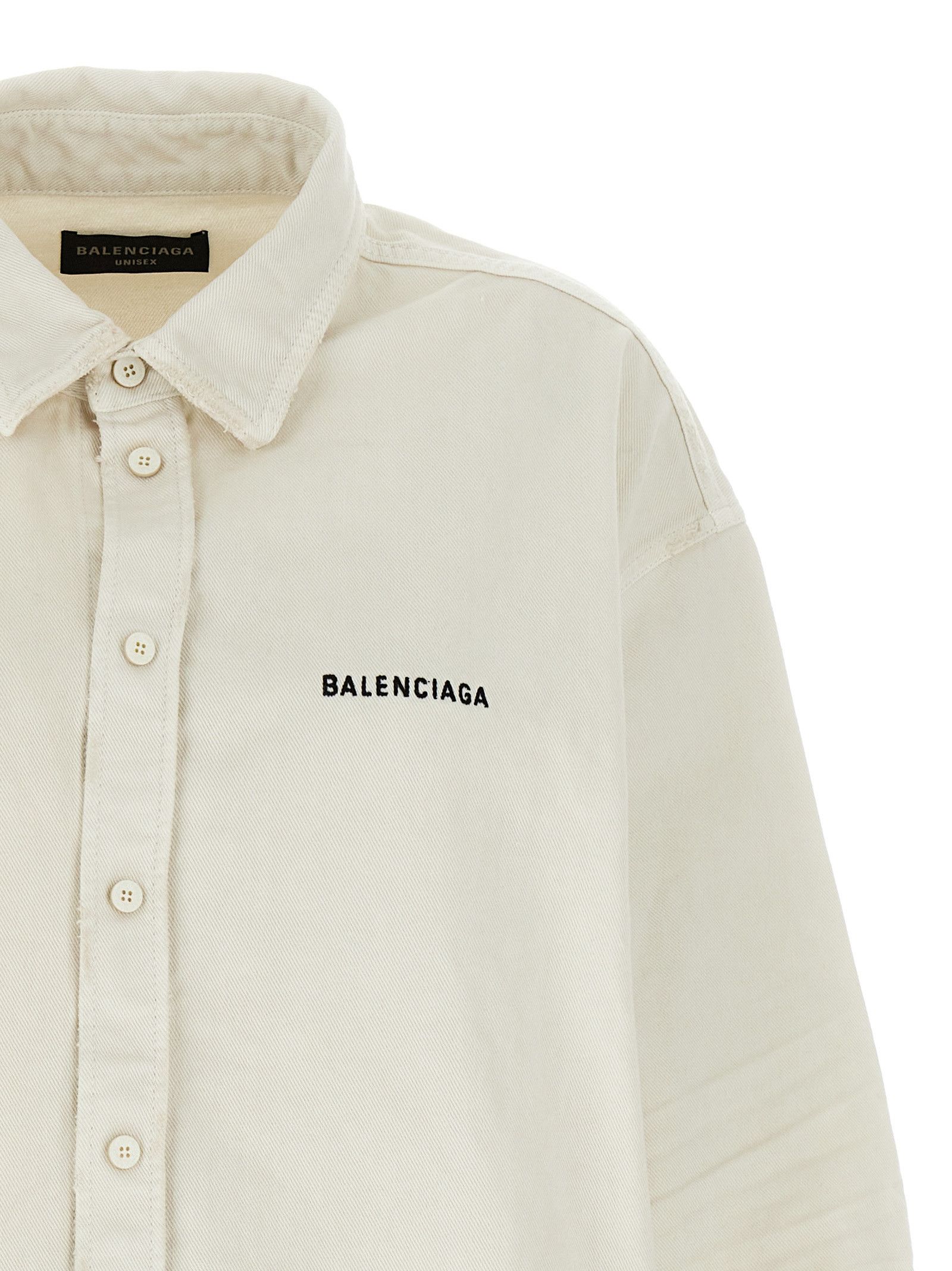 Balenciaga 'Large Fit' Shirt Size S / US 4 / IT 40 - 3 Thumbnail