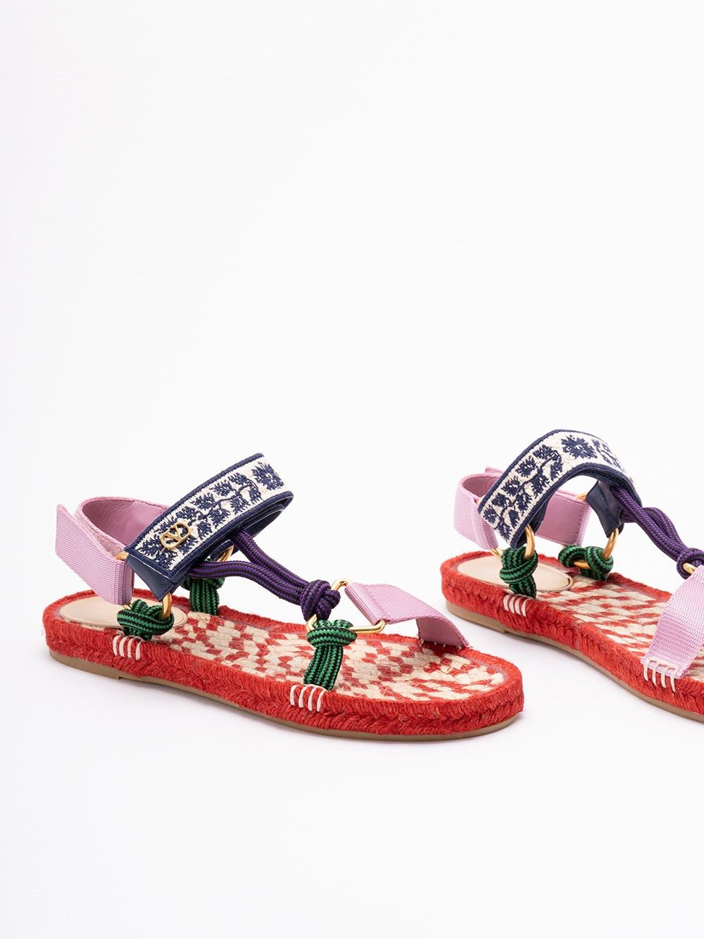 Valentino `VG Lake Powell` Sandal Espadrilles Size US 7 / IT 37 - 5 Thumbnail