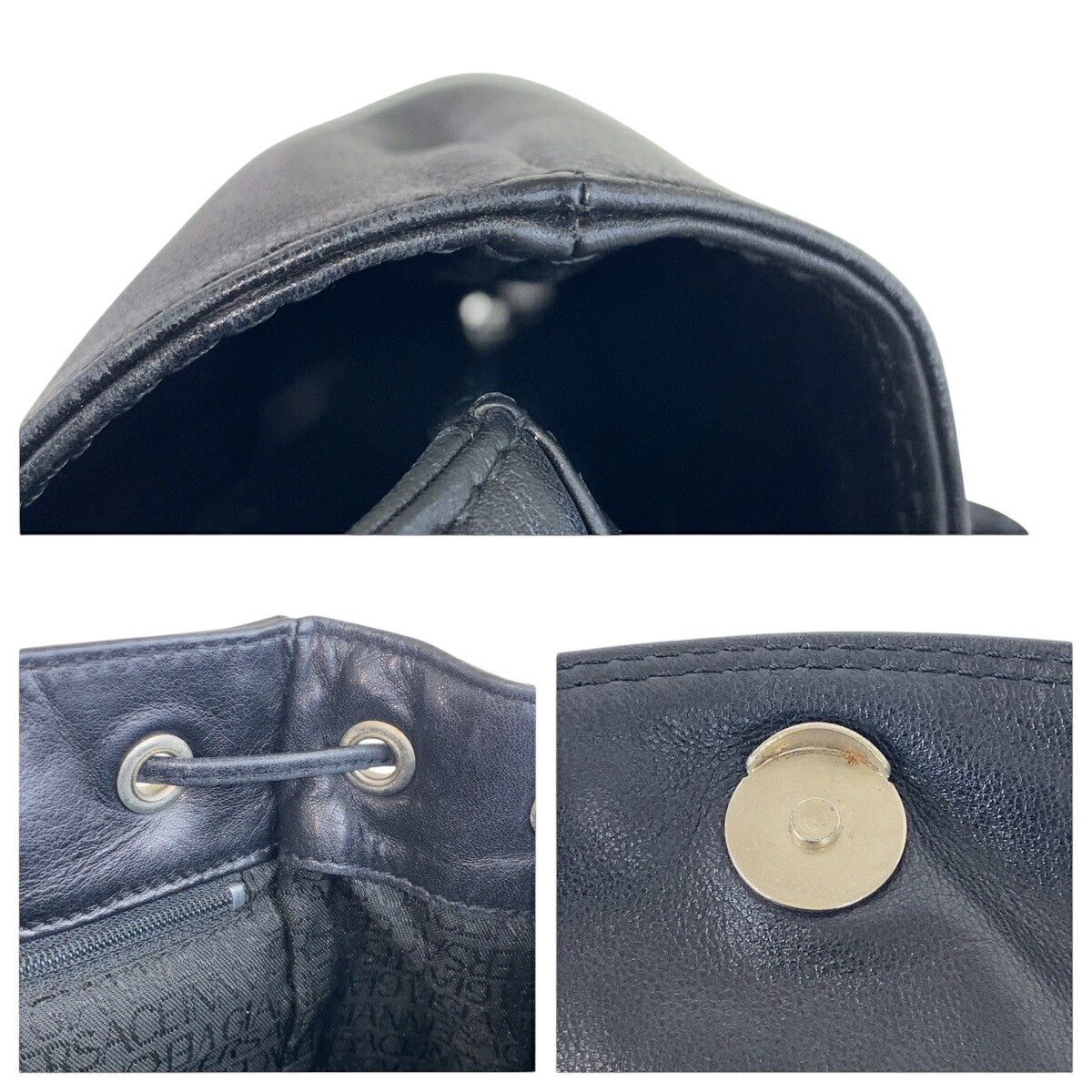 Versace Versace Versace Leather Medusa Backpack Leather Backpack DUTY FREE for USA Size ONE SIZE - 6 Thumbnail
