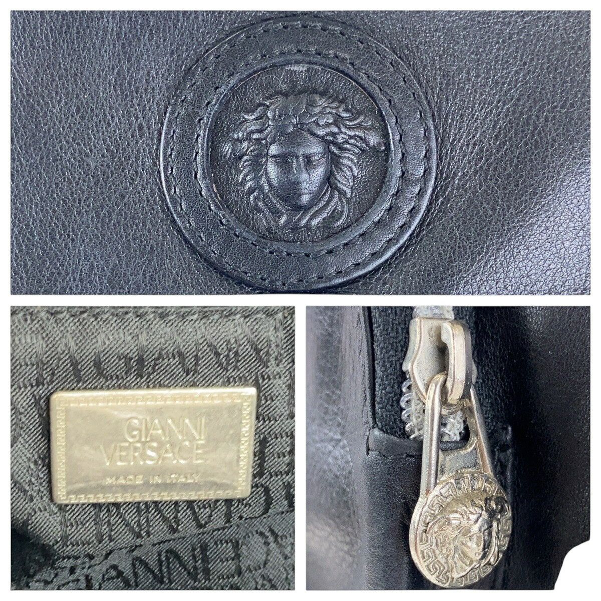 Versace Versace Versace Leather Medusa Backpack Leather Backpack DUTY FREE for USA Size ONE SIZE - 7 Thumbnail