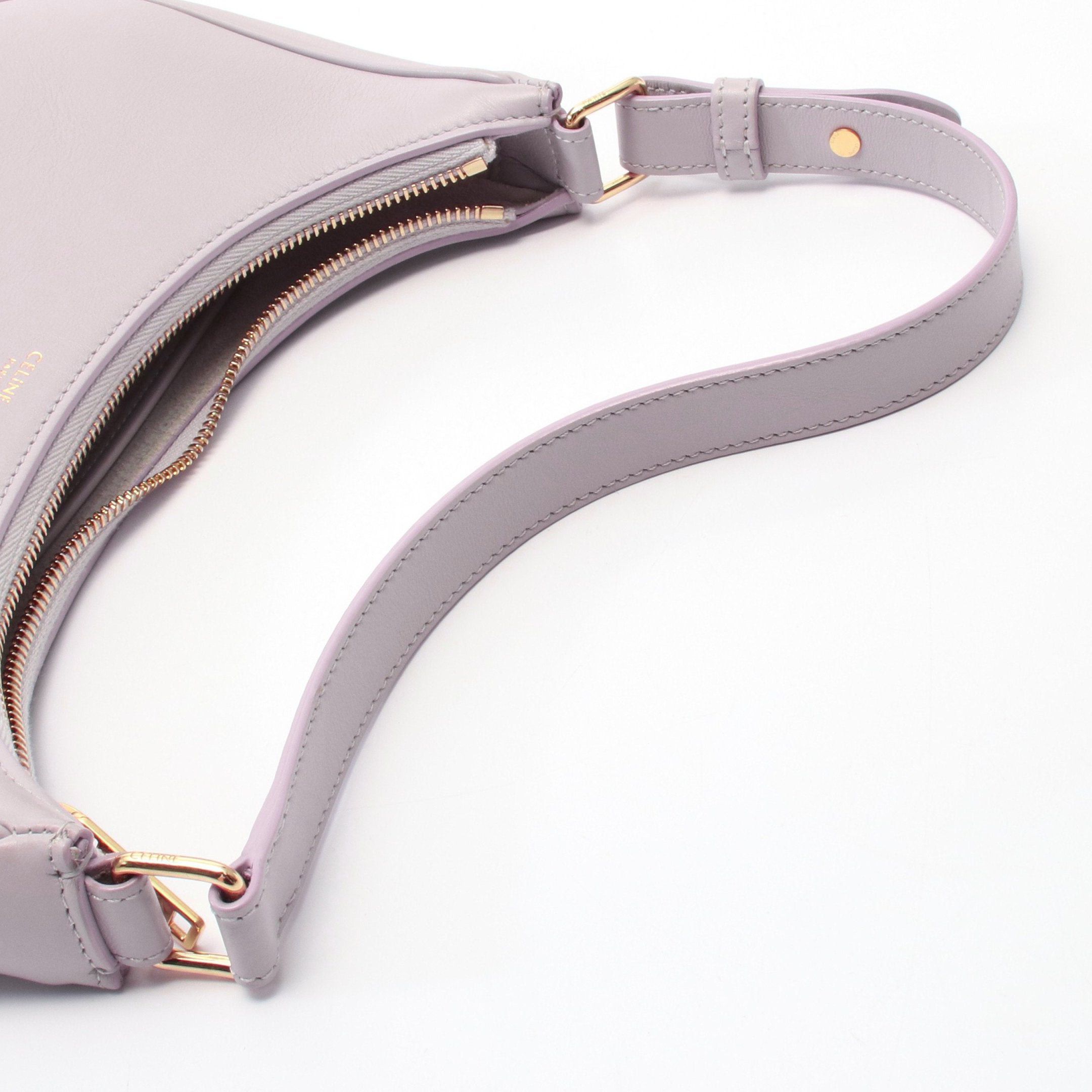 Celine Celine Ava Shoulder Bag Leather Light Purple Size ONE SIZE - 5 Thumbnail