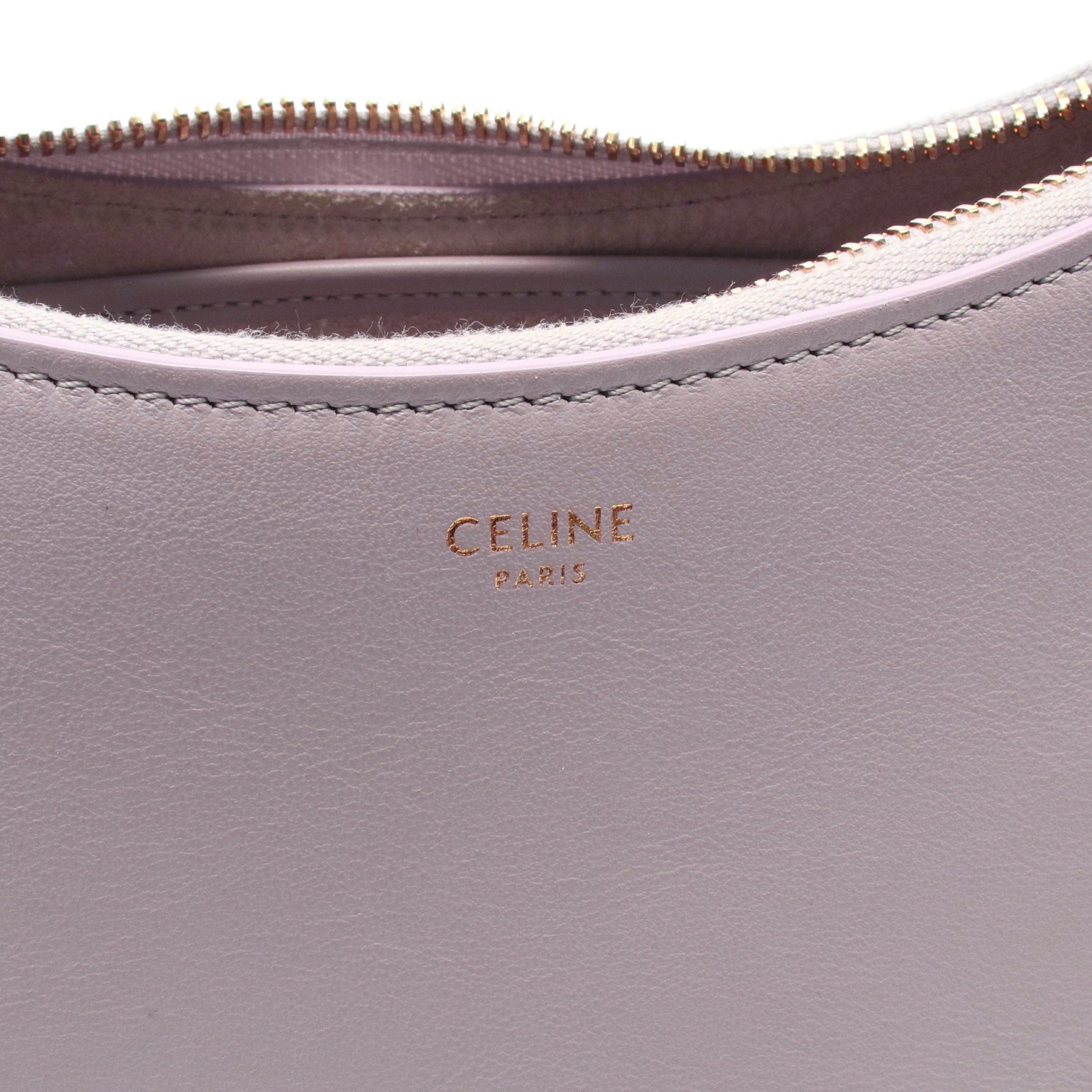 Celine Celine Ava Shoulder Bag Leather Light Purple Size ONE SIZE - 4 Thumbnail