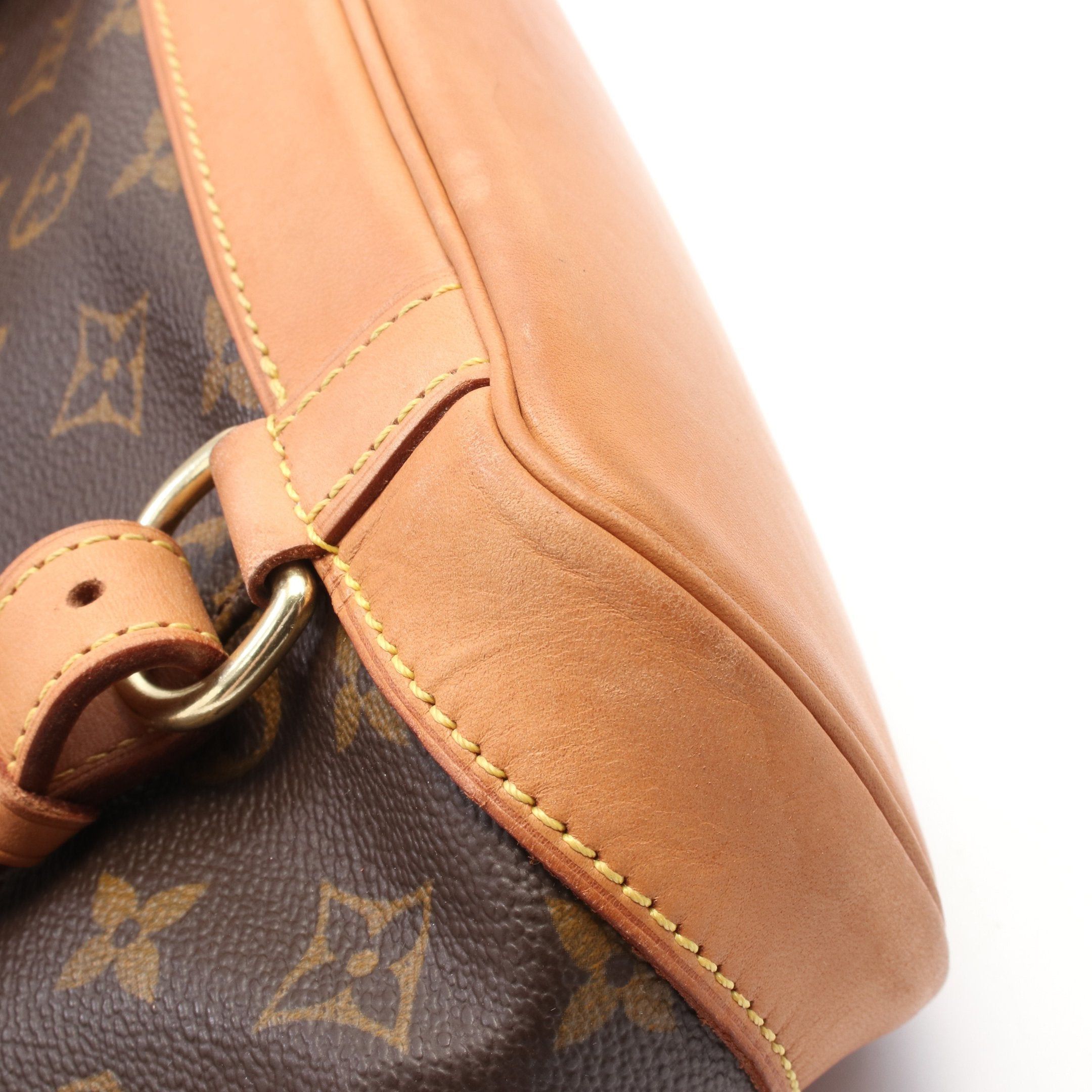 Louis Vuitton Louis Vuitton Montsouris Mm Monogram Backpack Rucksack Leather Brown Size ONE SIZE - 7 Thumbnail