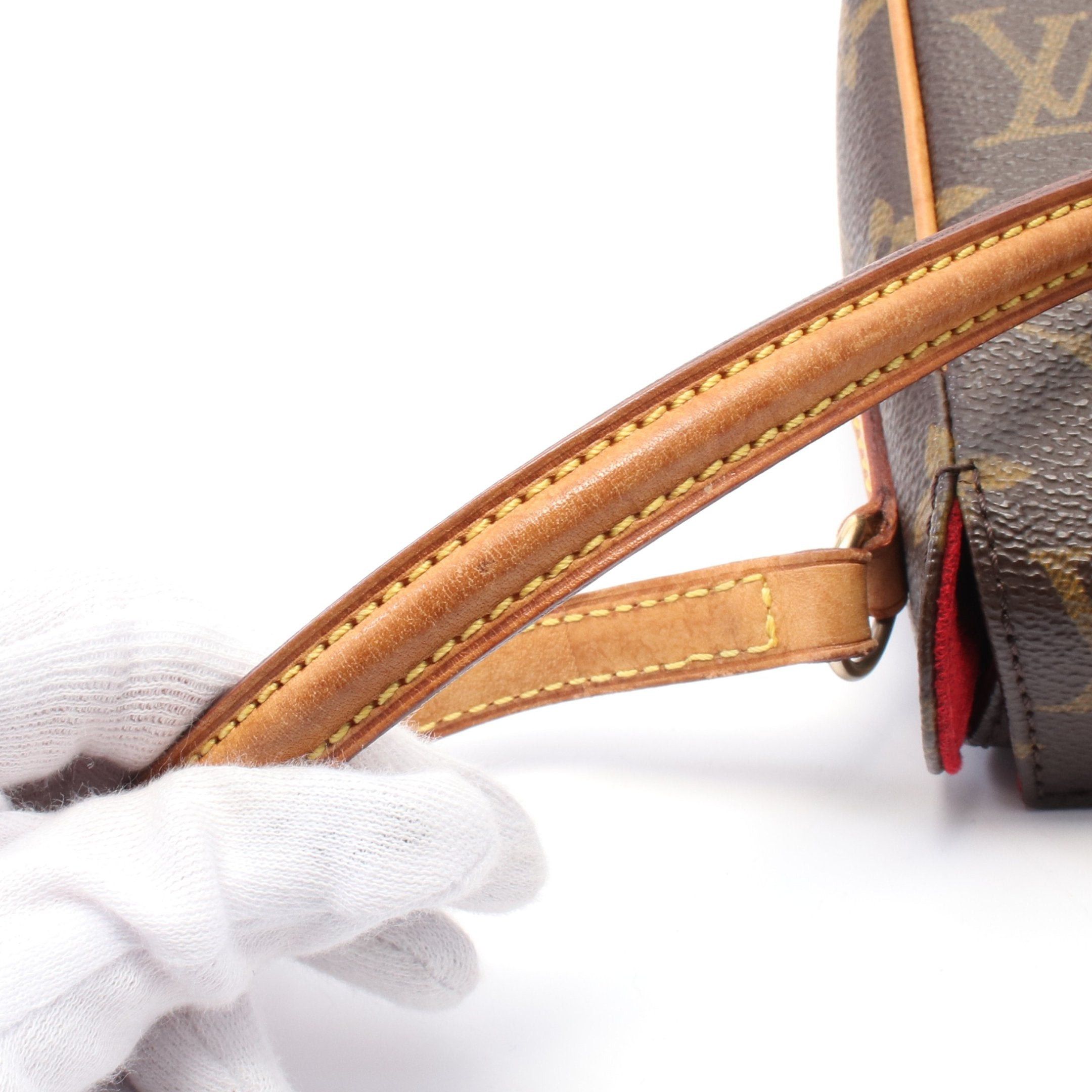 Louis Vuitton Louis Vuitton Recital Monogram Handbag Leather Brown Size ONE SIZE - 6 Thumbnail