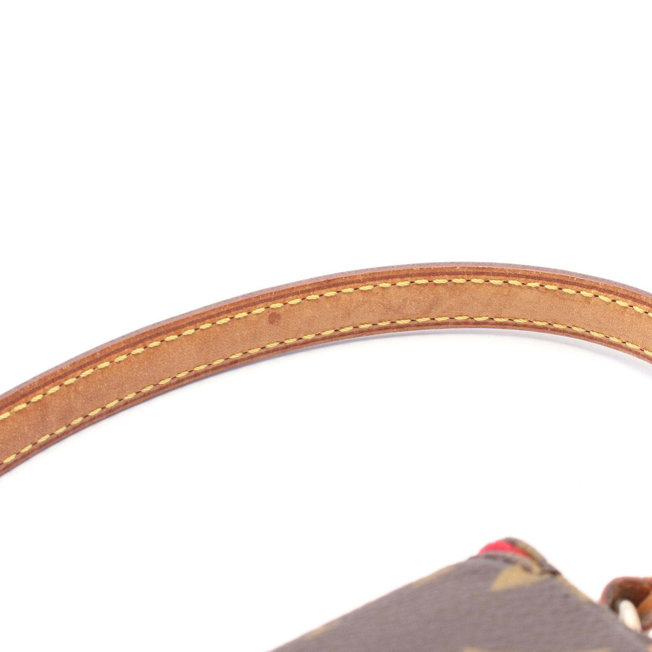 Louis Vuitton Louis Vuitton Recital Monogram Handbag Leather Brown Size ONE SIZE - 8 Thumbnail