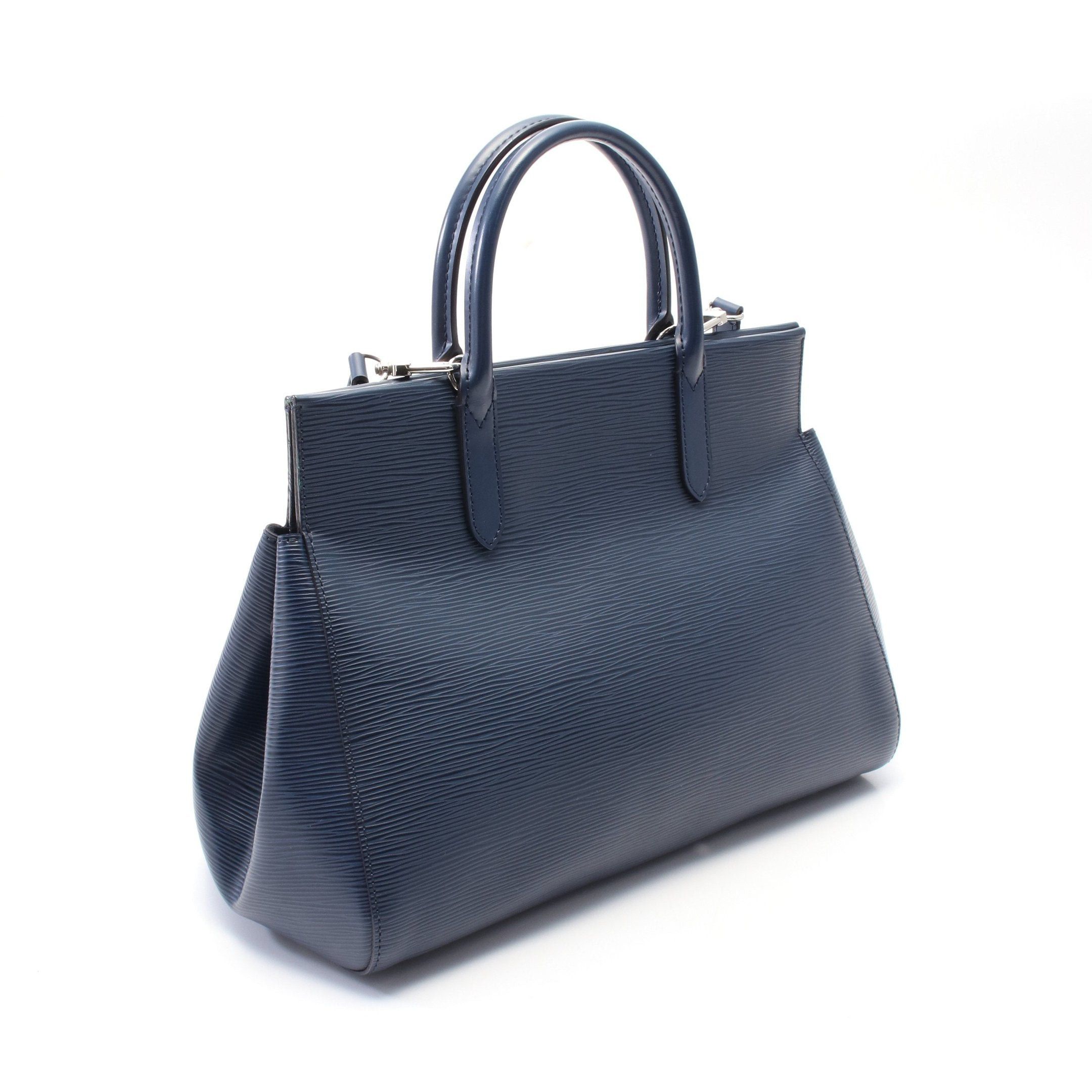 Louis Vuitton Louis Vuitton Marly Mm Epi Andigo Blue Handbag Leather Navy Size ONE SIZE - 2 Thumbnail