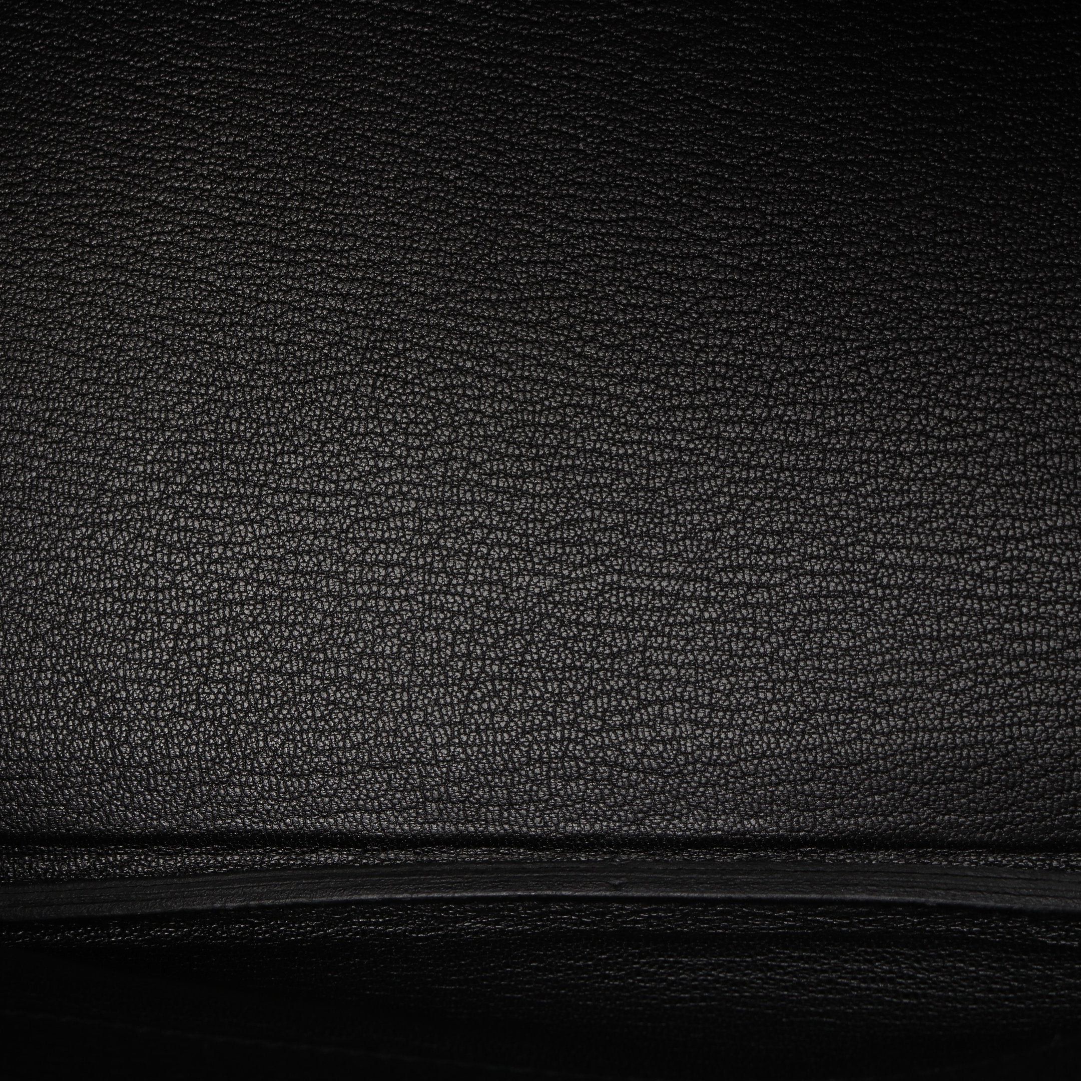 Hermes Hermes Birkin 30 Handbag Veau Epsom Black Gold Hardware Y Stamp Size ONE SIZE - 10 Thumbnail