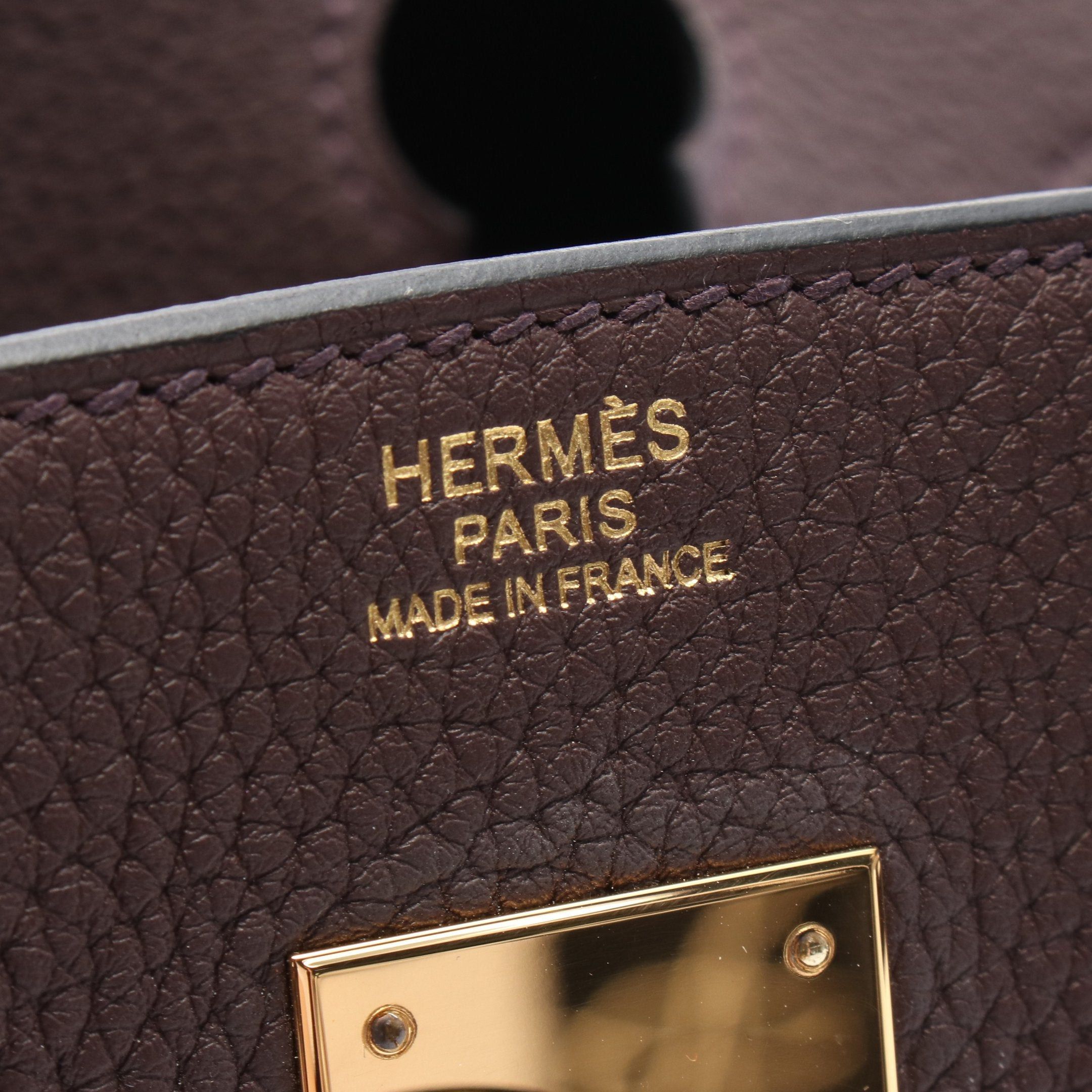 Hermes Hermes Birkin 30 Handbag Togo Brown Gold Hardware U Stamp Size ONE SIZE - 4 Thumbnail
