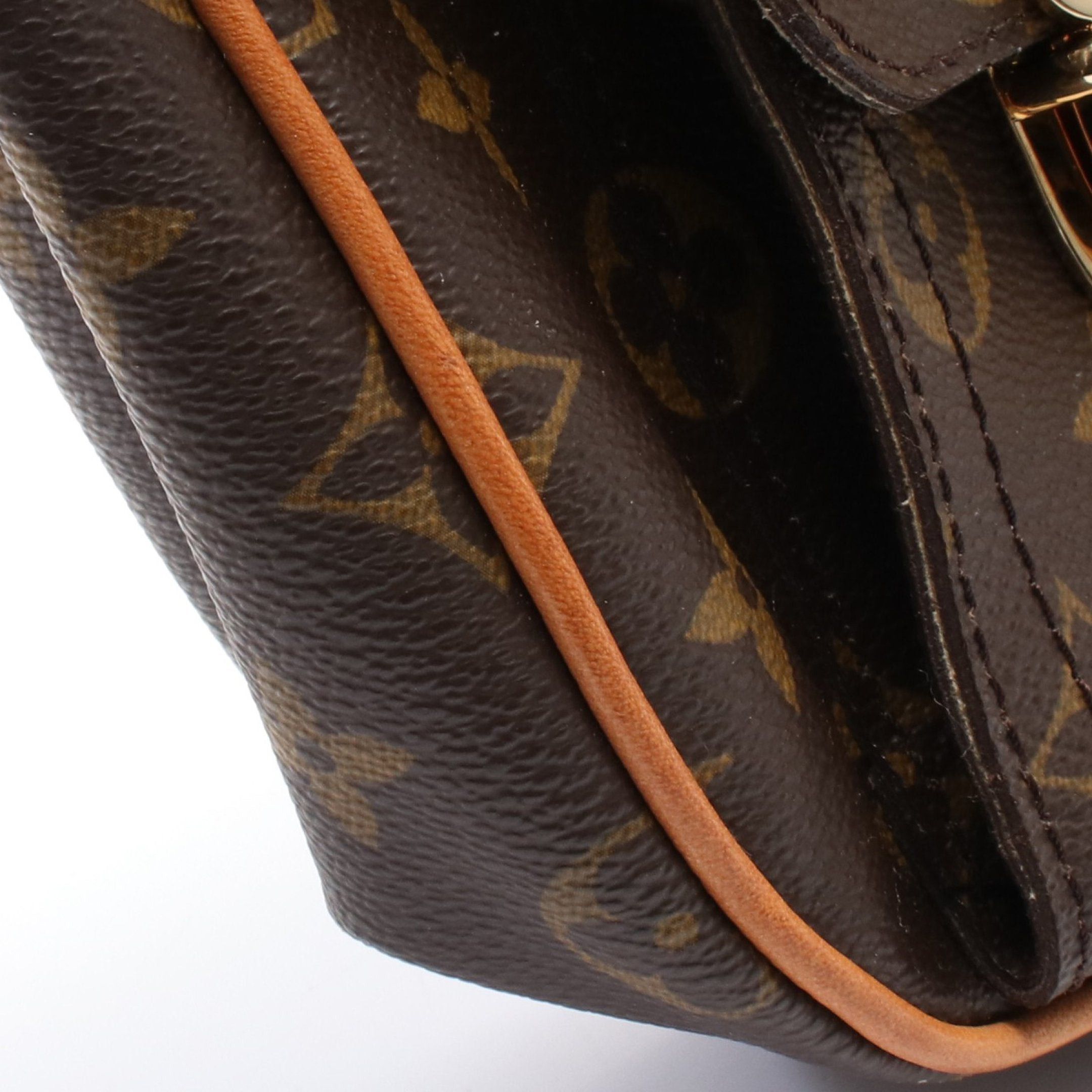 Louis Vuitton Louis Vuitton Hudson Gm Monogram Shoulder Bag Leather Brown Size ONE SIZE - 7 Thumbnail