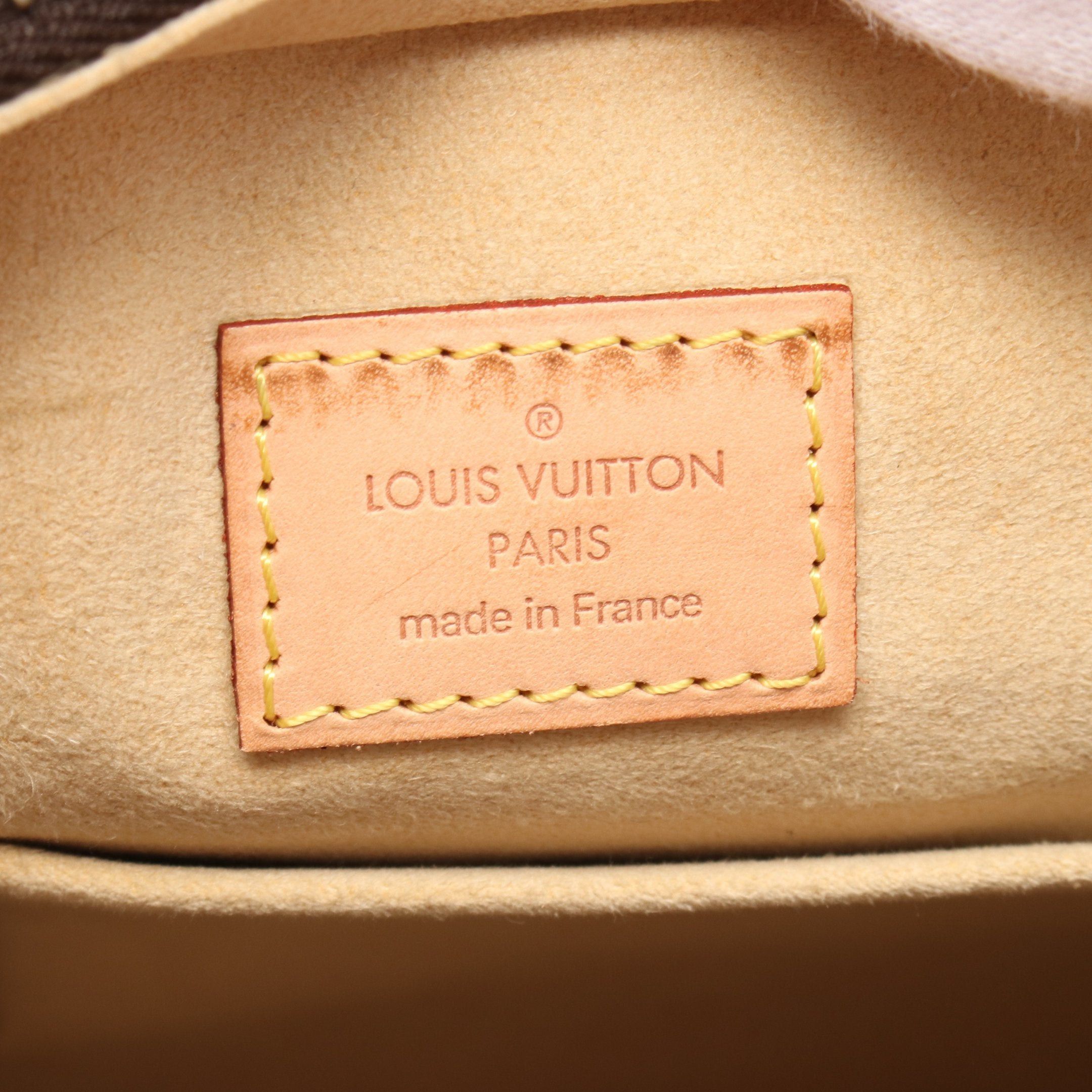 Louis Vuitton Louis Vuitton Hudson Gm Monogram Shoulder Bag Leather Brown Size ONE SIZE - 4 Thumbnail
