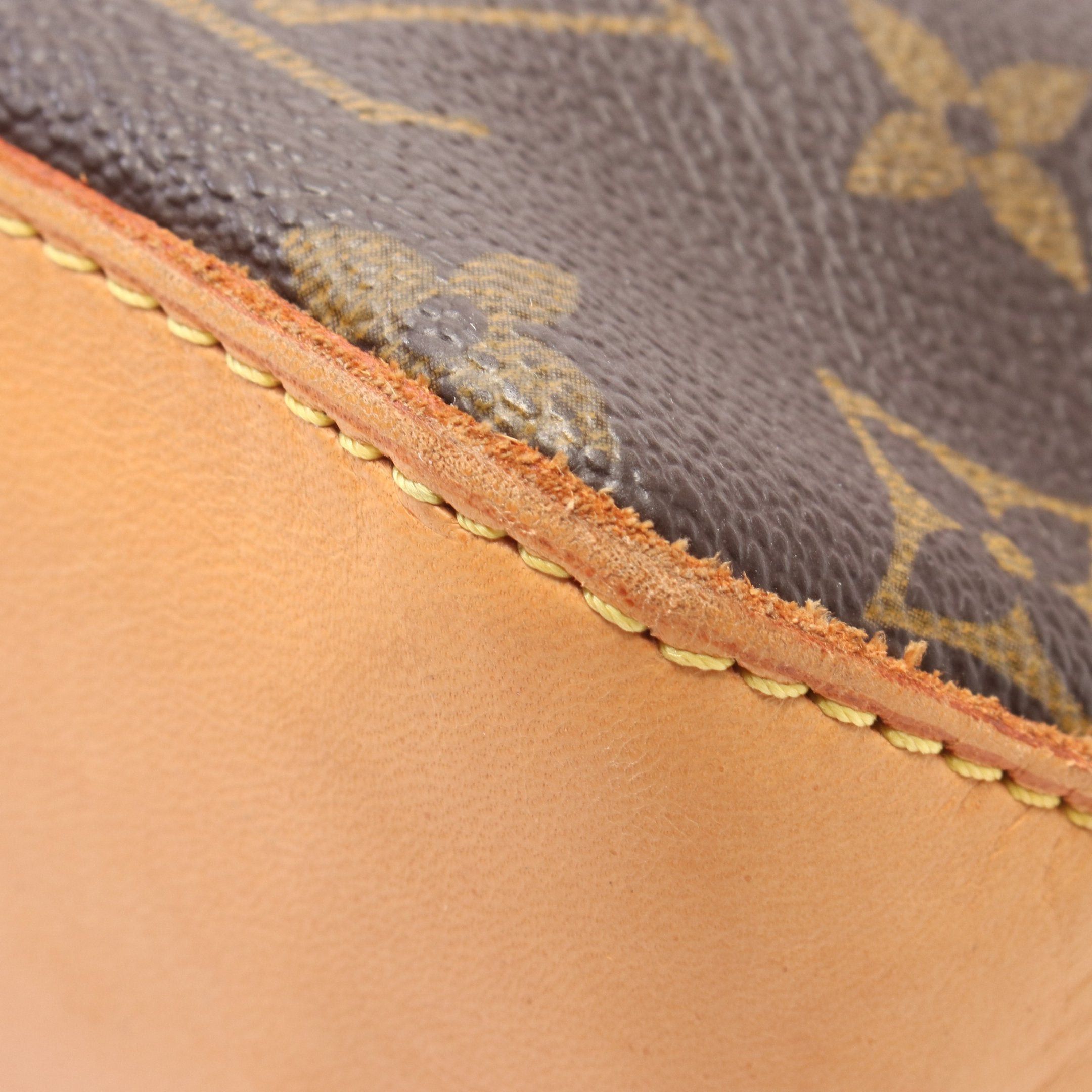 Louis Vuitton Louis Vuitton Trotteur Monogram Shoulder Bag Leather Brown Size ONE SIZE - 8 Thumbnail
