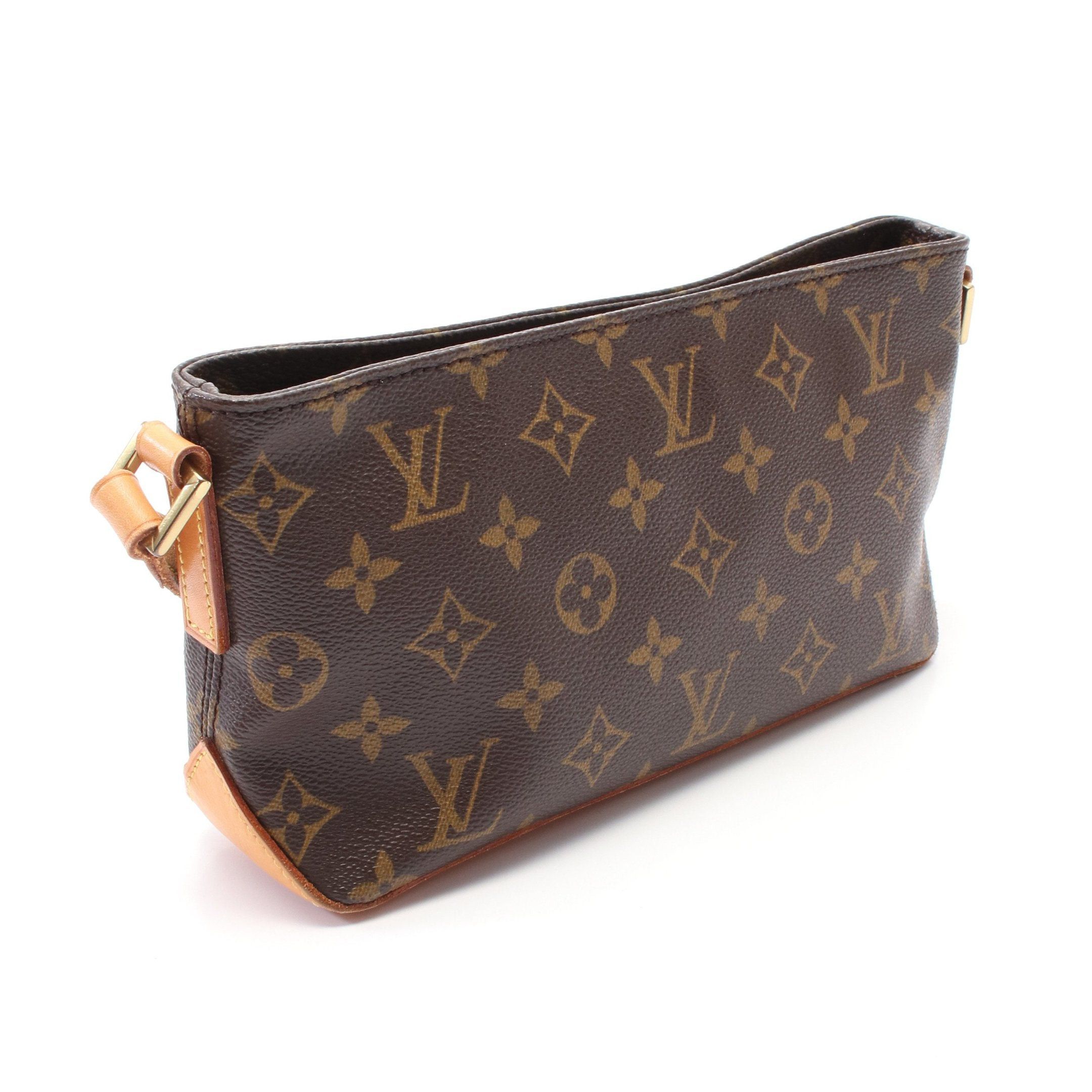 Louis Vuitton Louis Vuitton Trotteur Monogram Shoulder Bag Leather Brown Size ONE SIZE - 2 Thumbnail